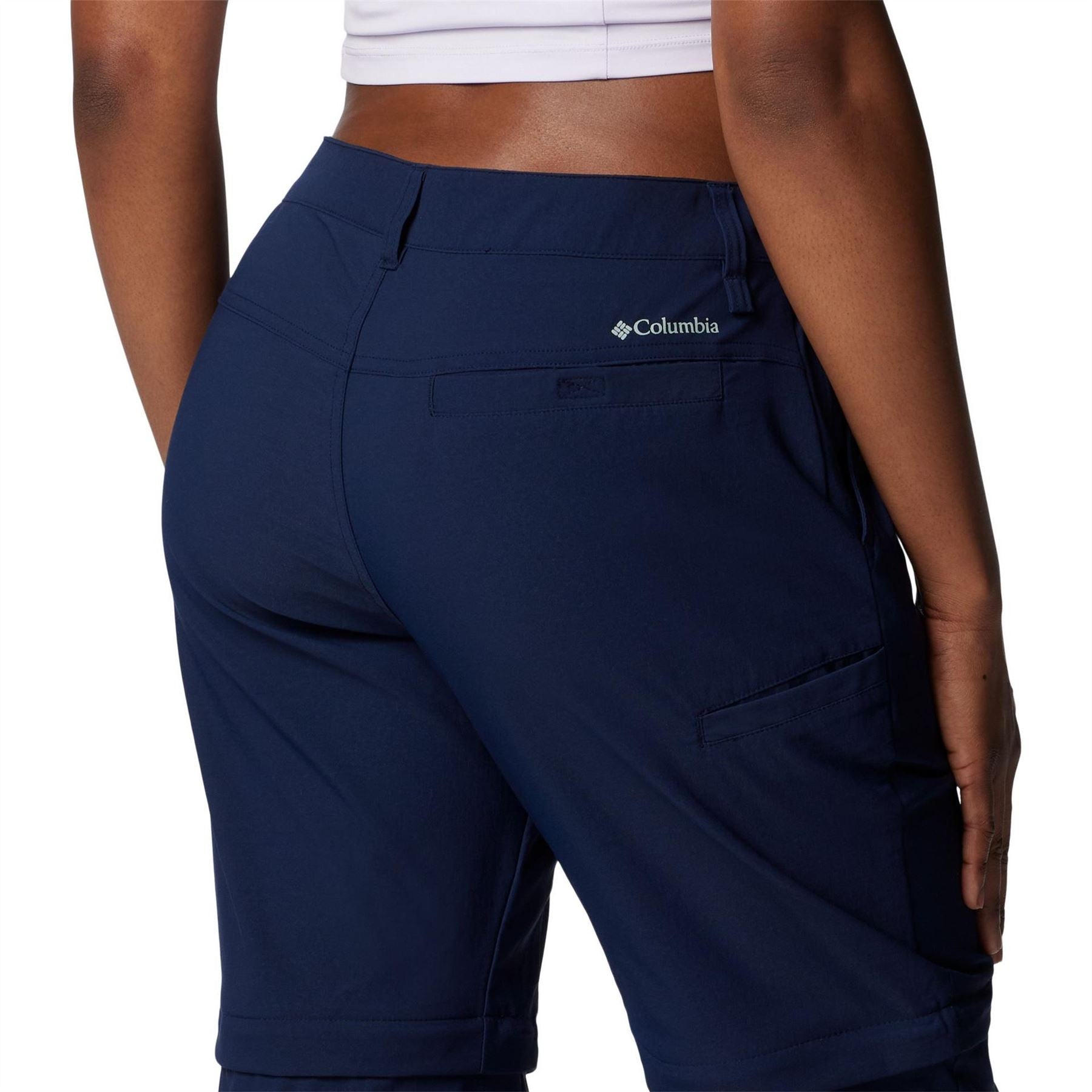 Columbia Leslie Solid Patterned Straight Cargo Pants