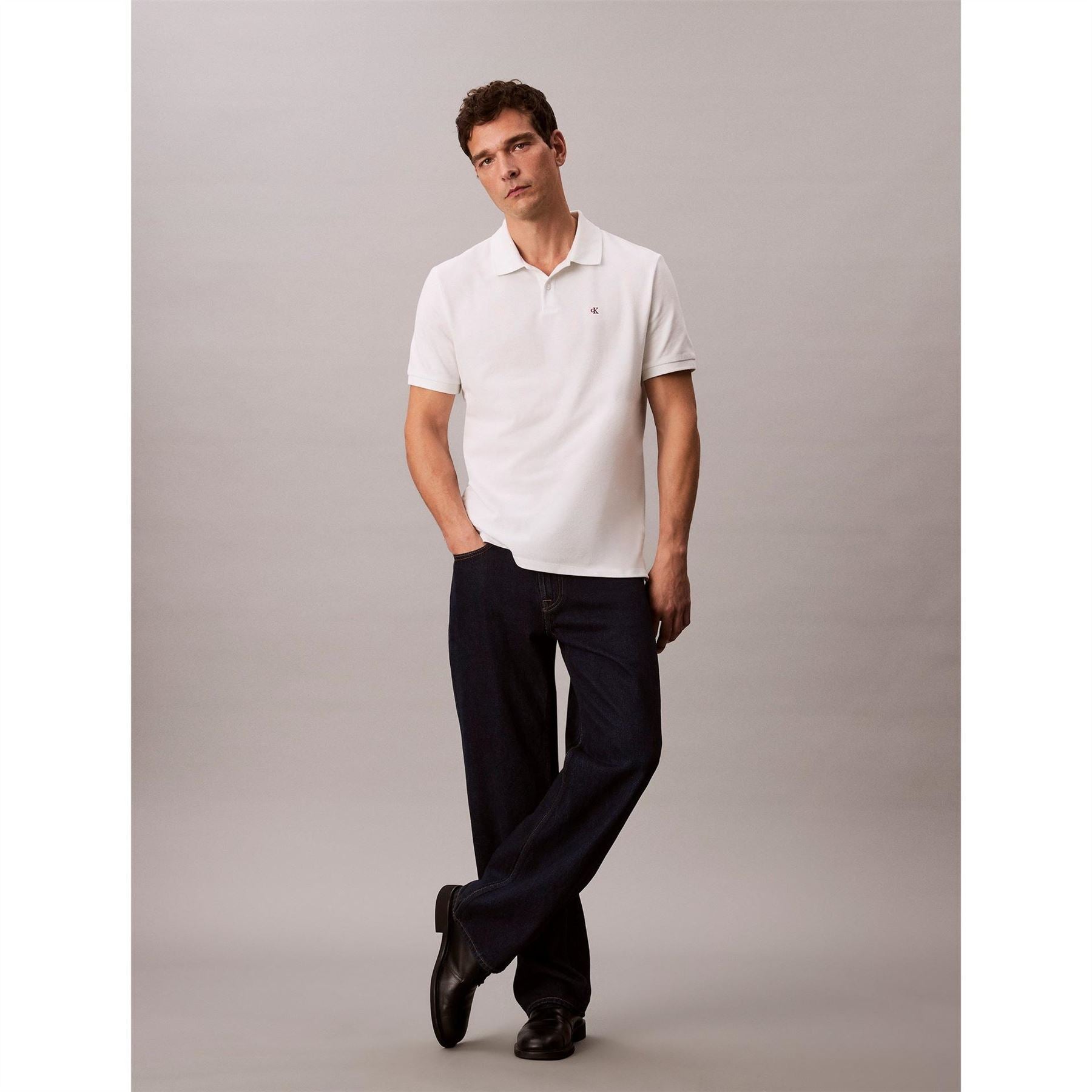 Calvin Klein Jeans Regular Fit Short Sleeve Polo Shirt