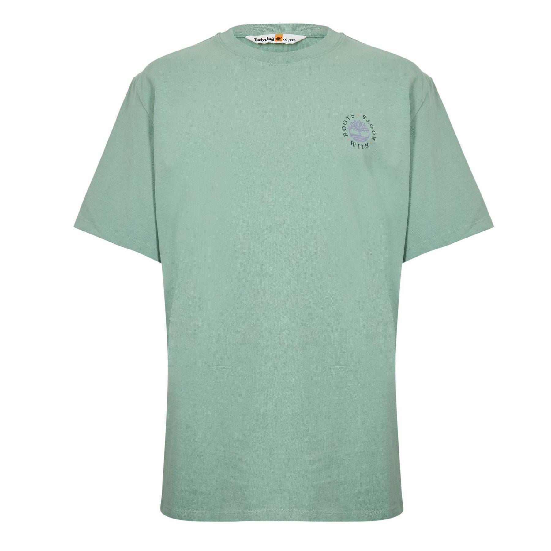 Timberland Back Graphic Crew Neck Short Sleeve Jersey T-Shirt