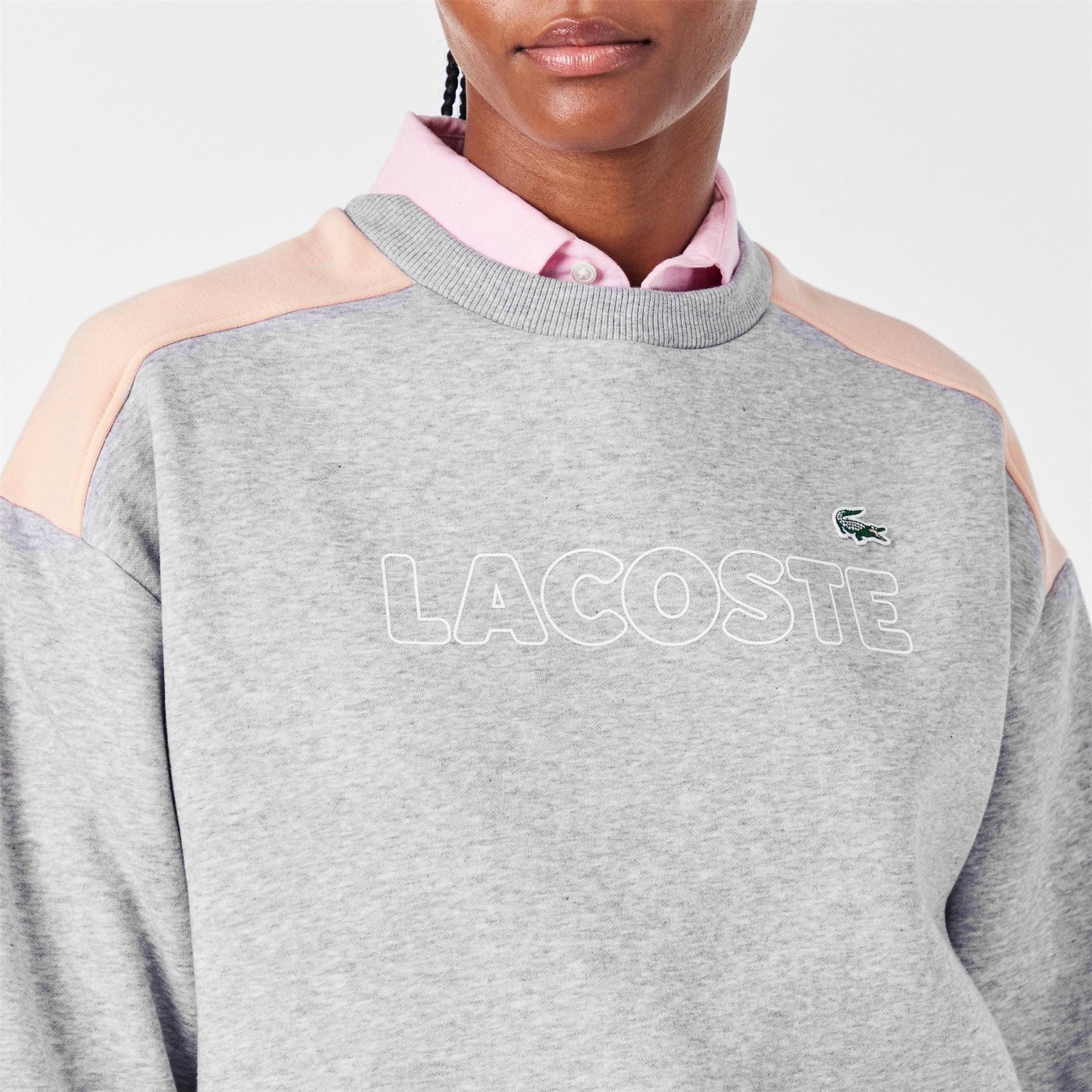 Lacoste Crew Neck Relaxed Fit Sweatshirt