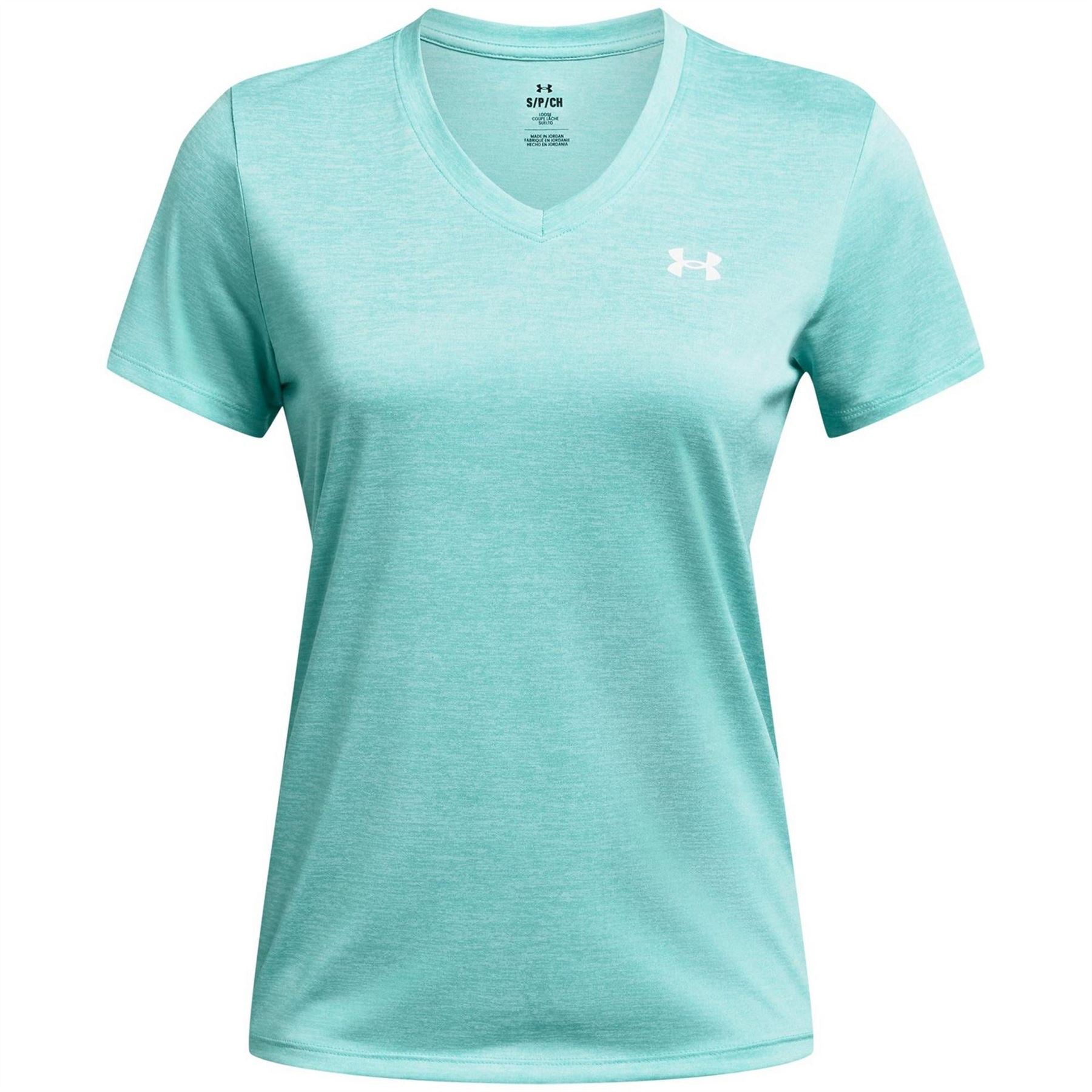 Under Armour Womens Armour Tech™ Twist V Neck Short Sleeve