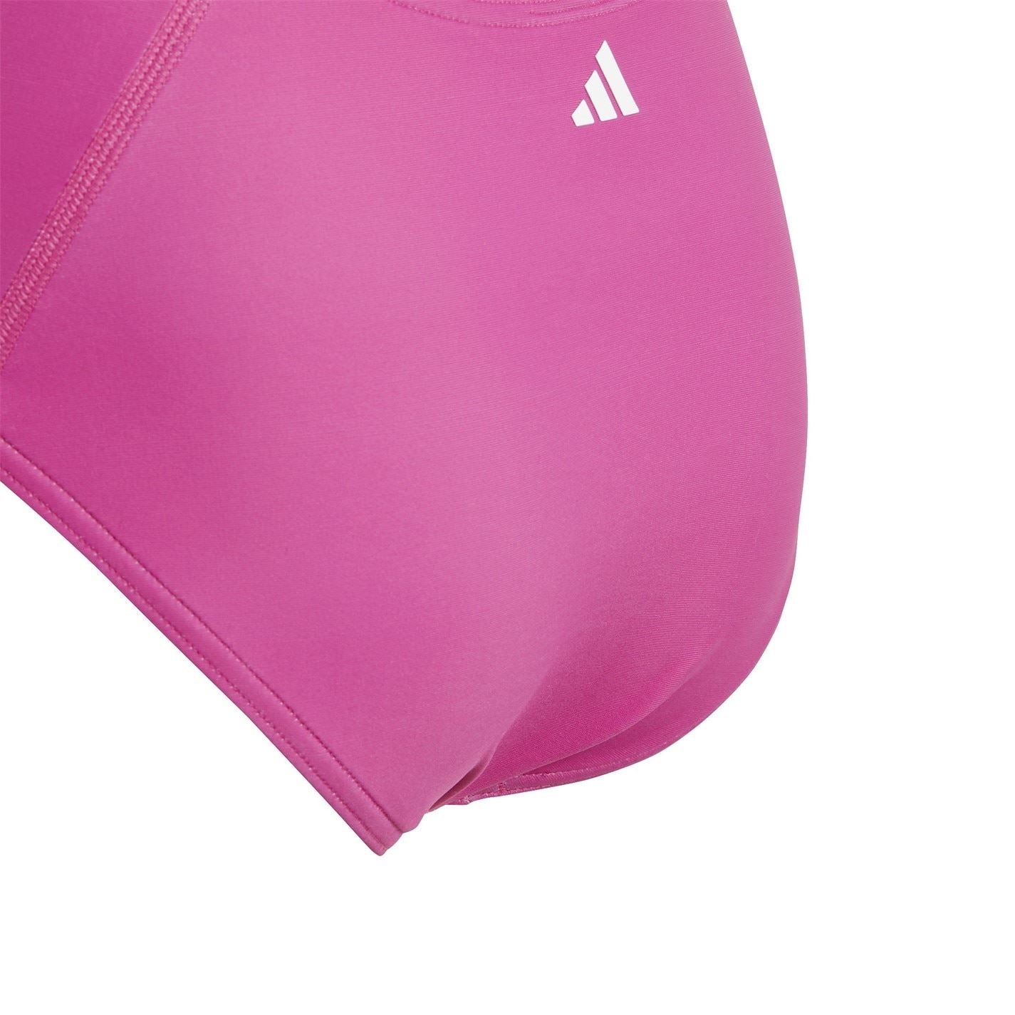 adidas Big Bars Graphic Swimsuit Junior Girls