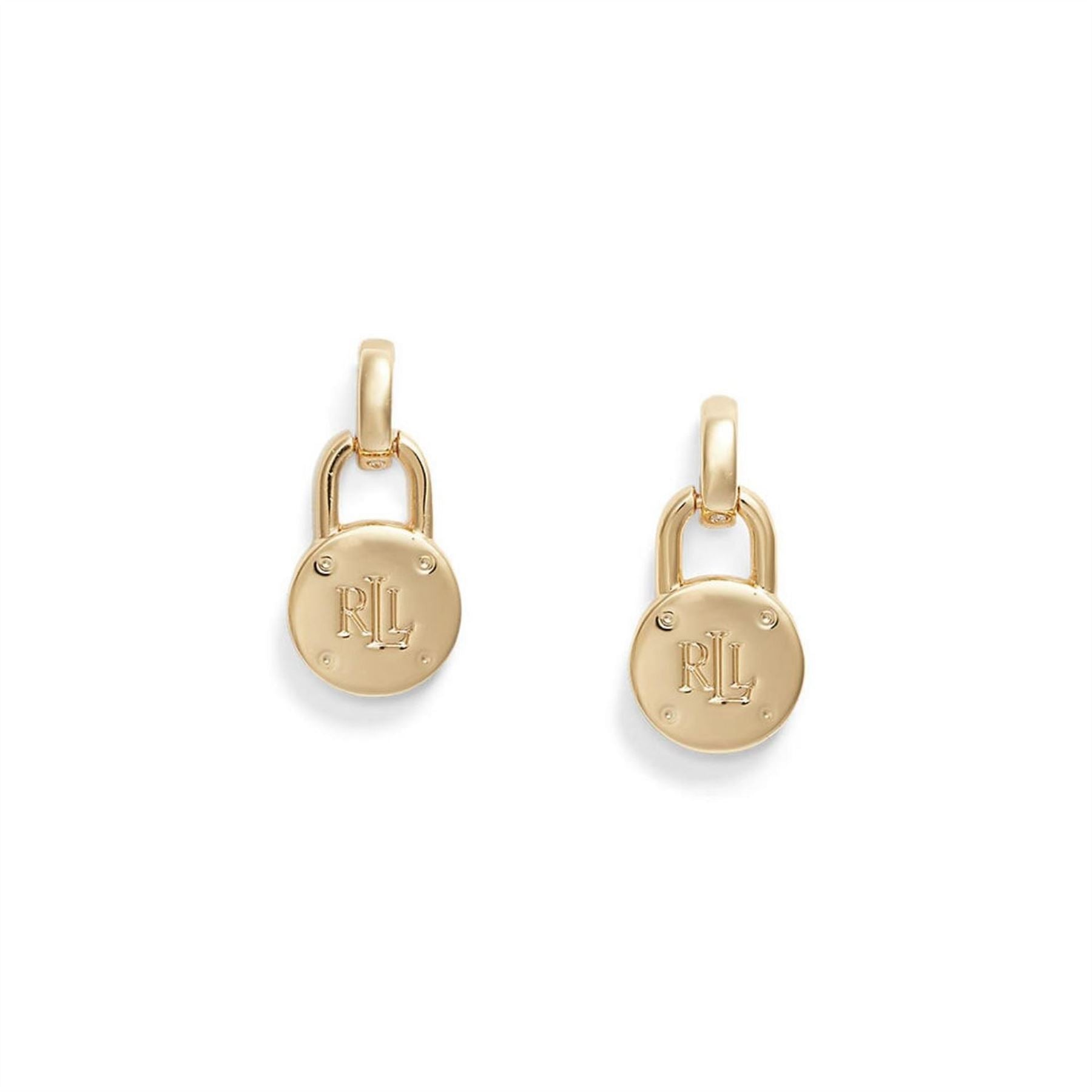 Lauren by Ralph Lauren Ralph Lauren Logo Padlock Drop Earrings