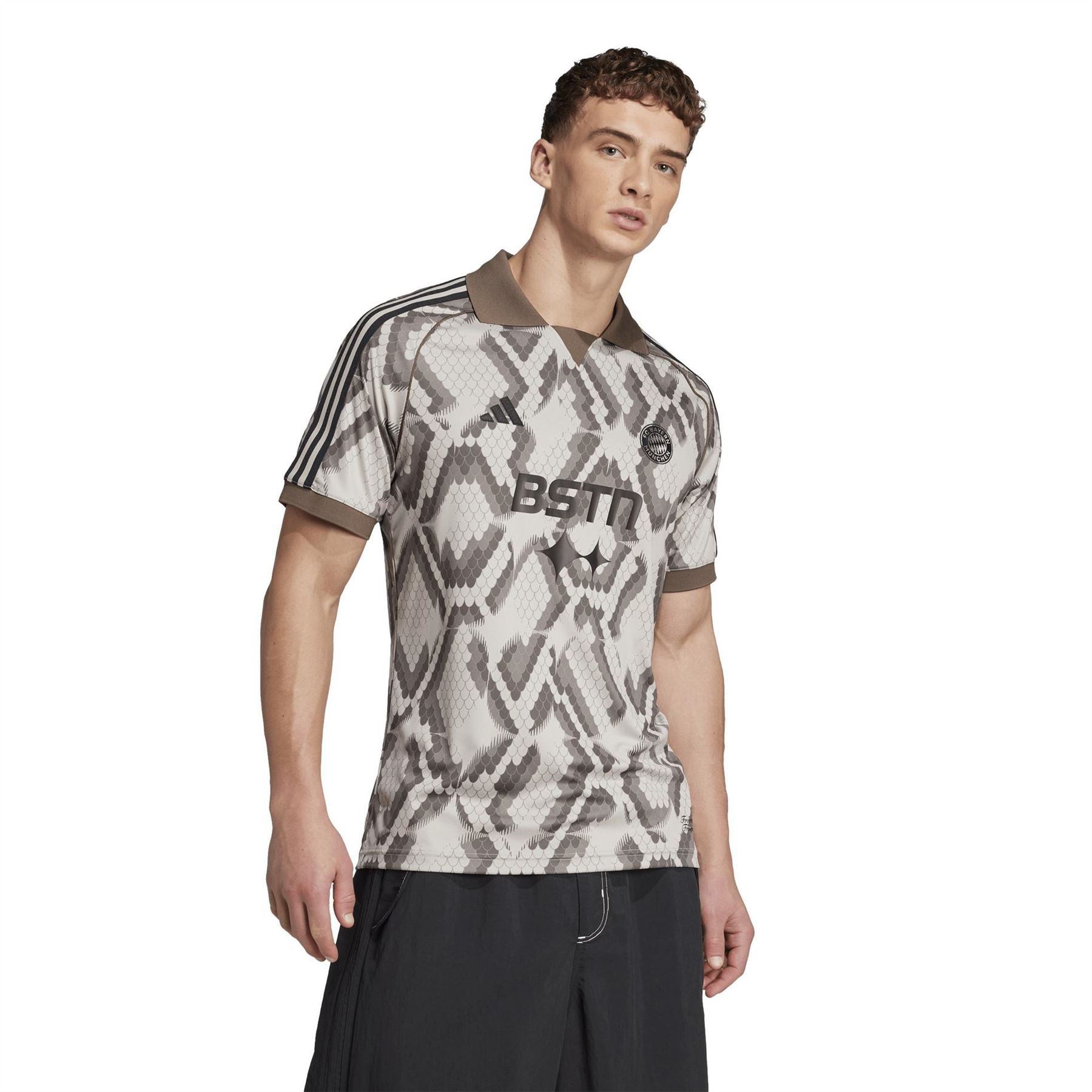 adidas FC Barcelona Collared Raglan Short Sleeve Jersey