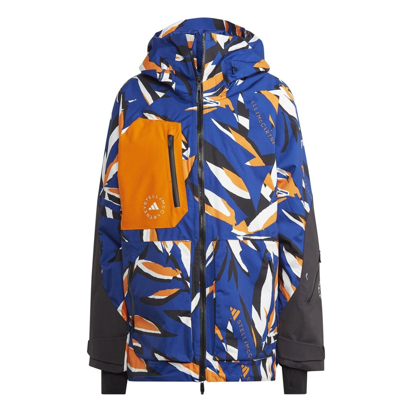adidas Abstract Patterned Hooded Ski Jacket