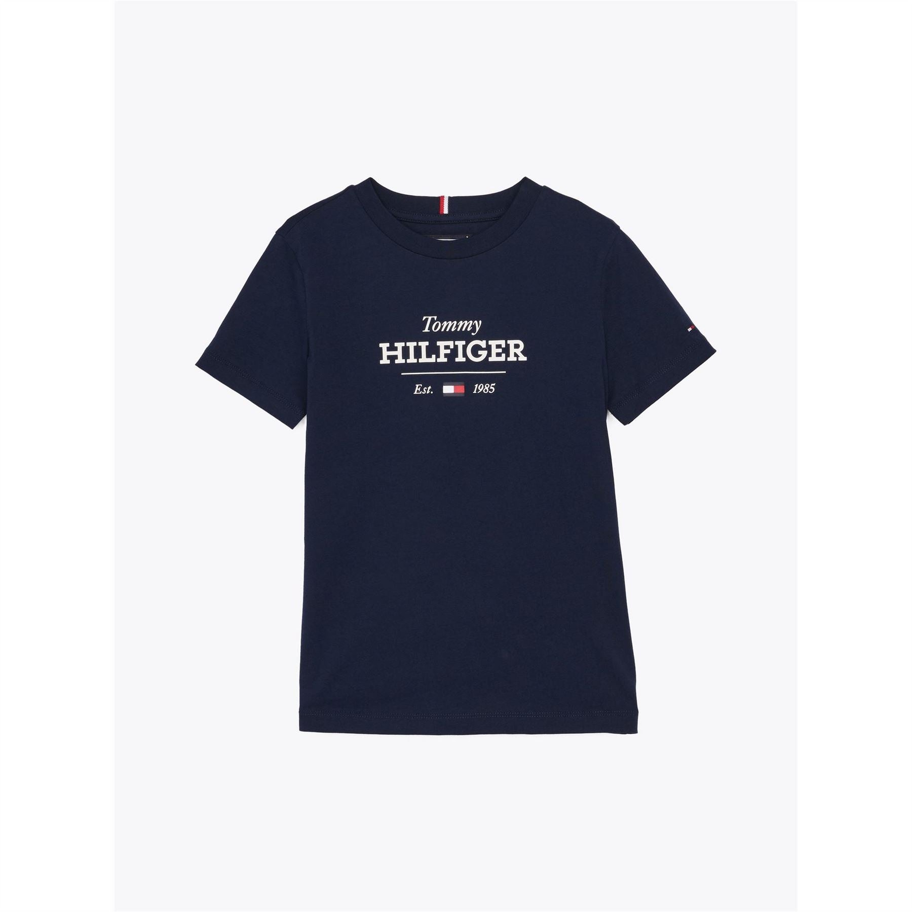 Tommy Hilfiger 1985 Lettering Regular Fit Crew Neck T-Shirt
