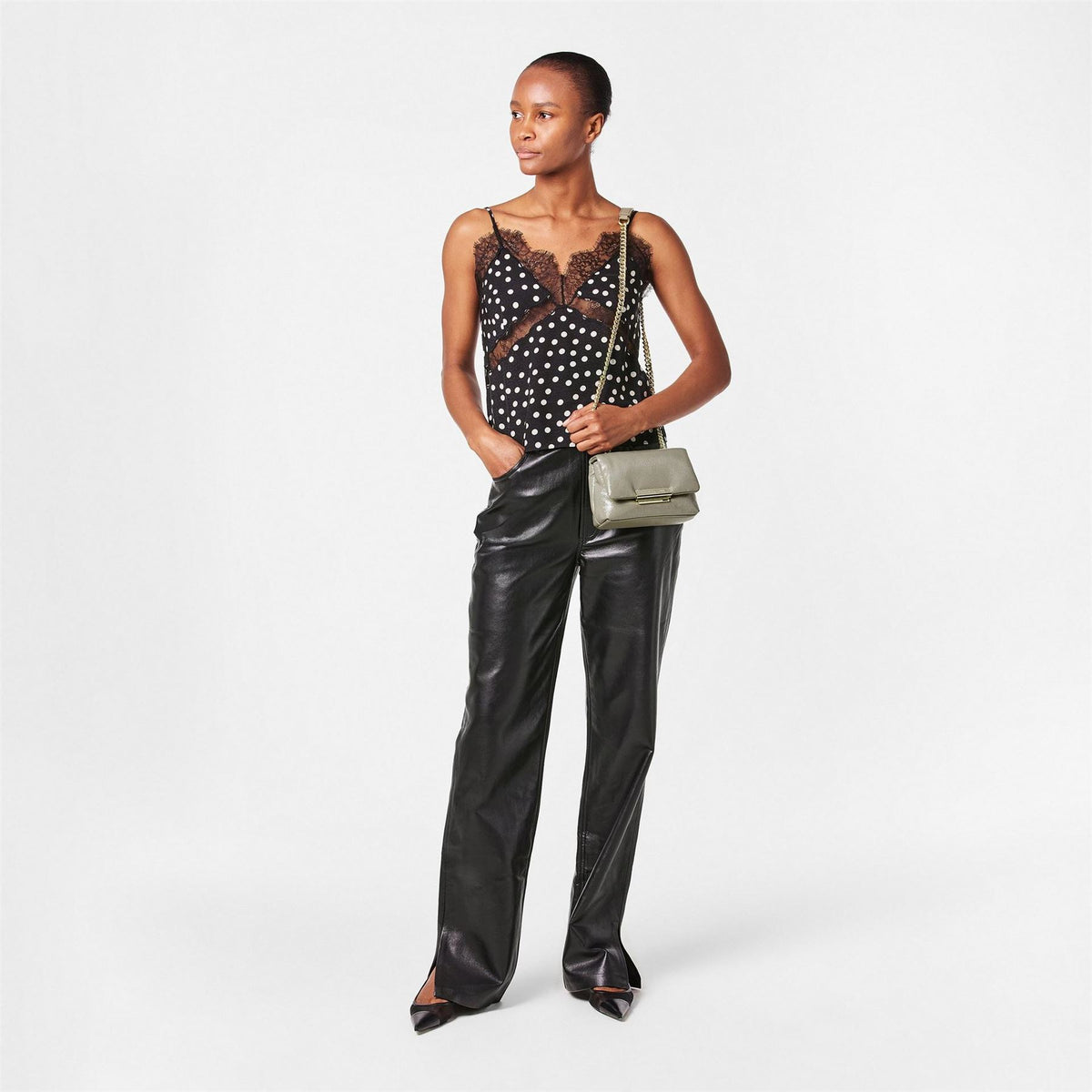 Armani Exchange Exchange Textured Grab Bag with Metal Branding