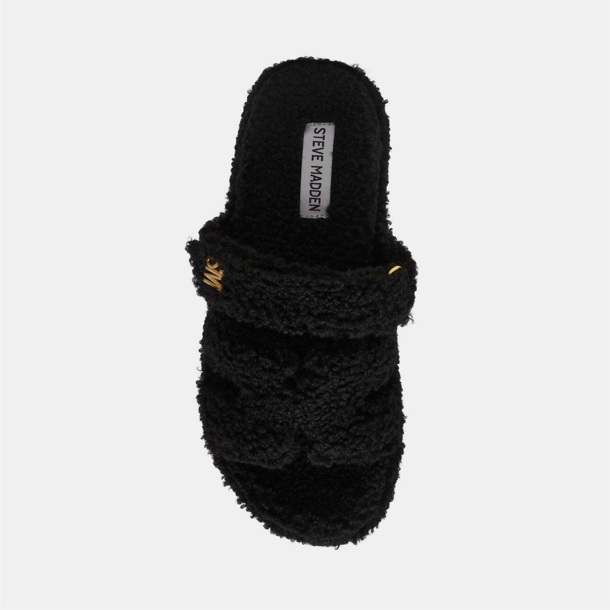 Steve Madden Big Missile F Textured Open Toe Slides