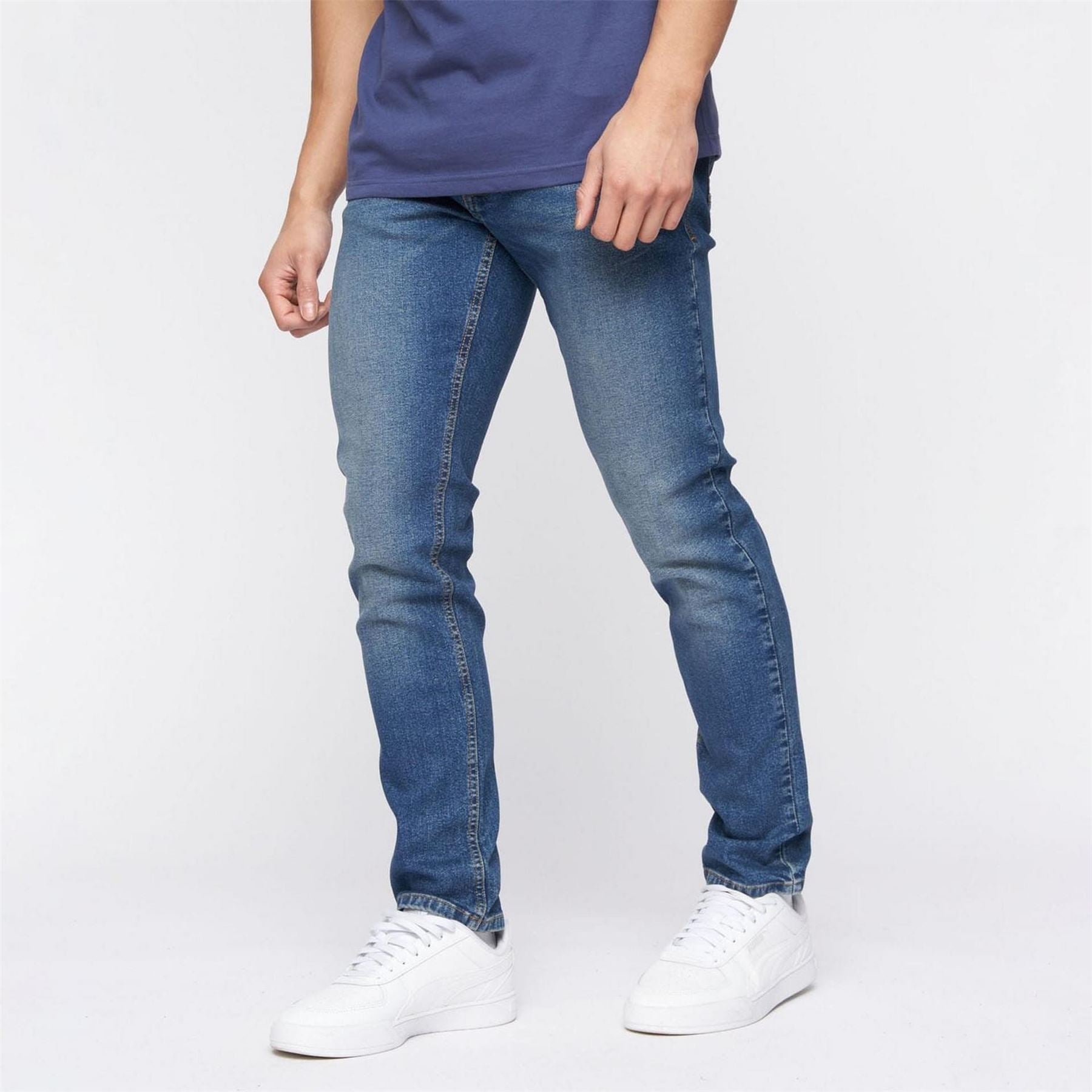 Crosshatch Slim Fit Jeans