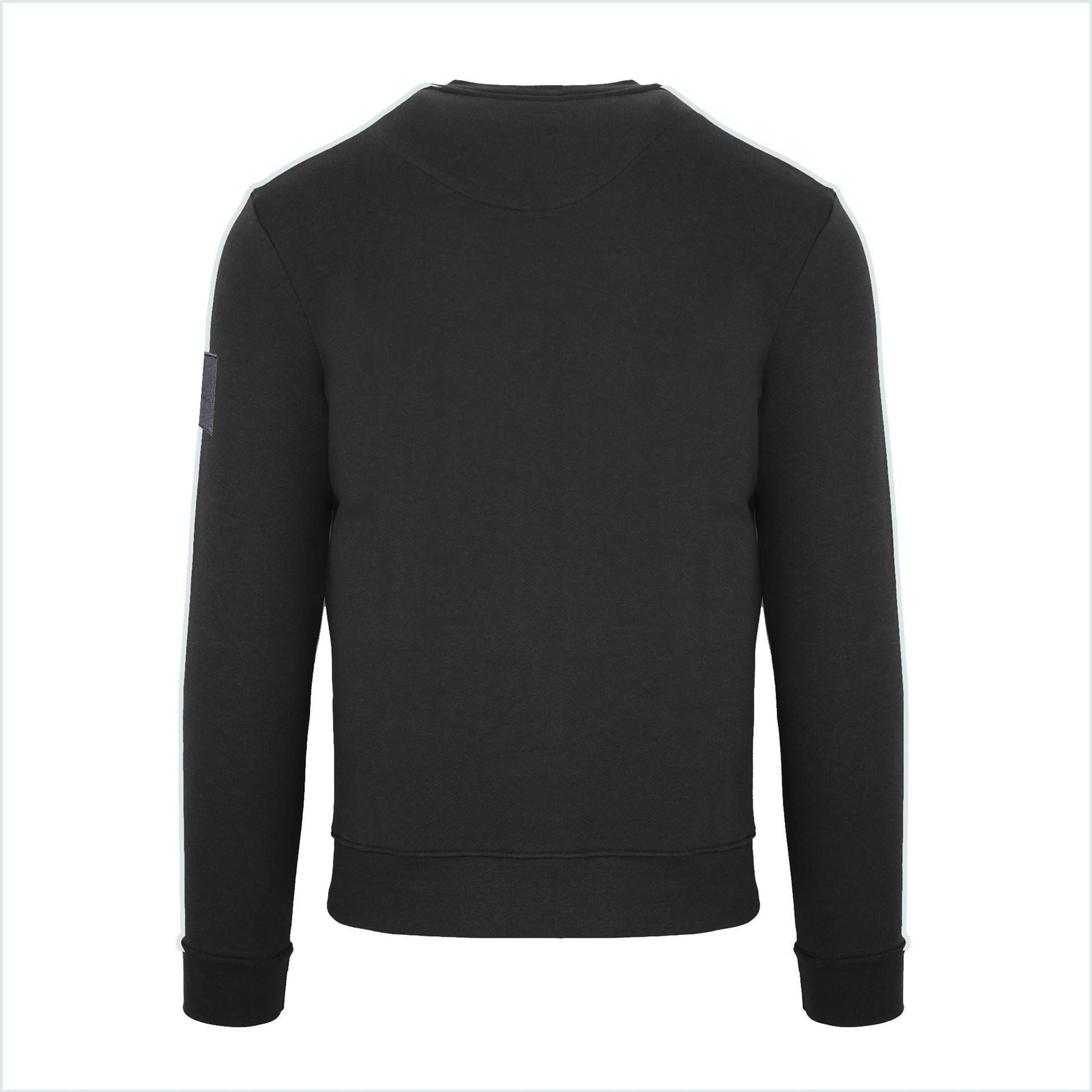 Aquascutum Printed Logo Crew Neck Ribbed Collar Long Sleeve Sweatshirt