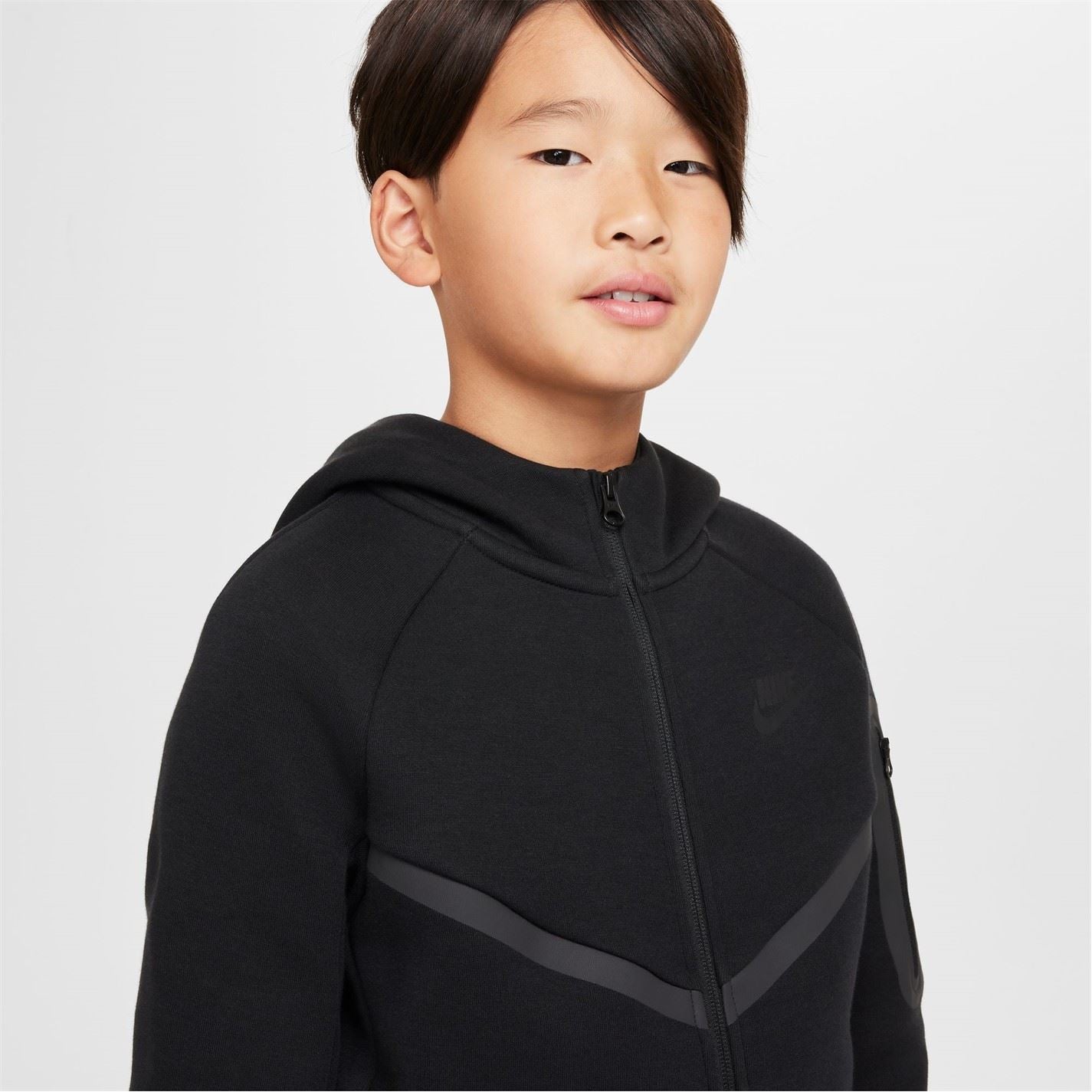 Nike Sportswear Tech Fleece Big Kids  Full Zip Hoodie