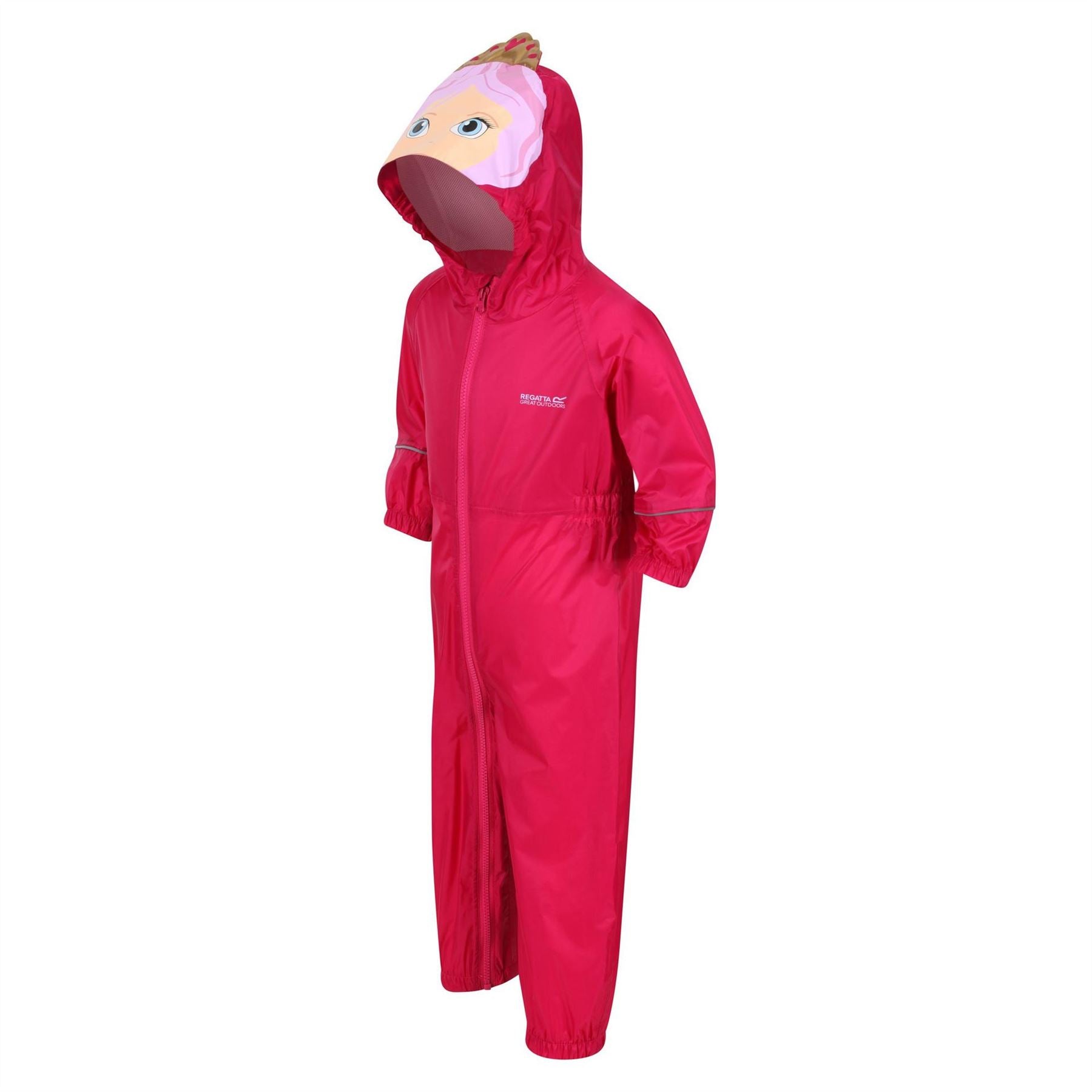 Regatta Kids Charco Animal Hooded Waterproof Jacket