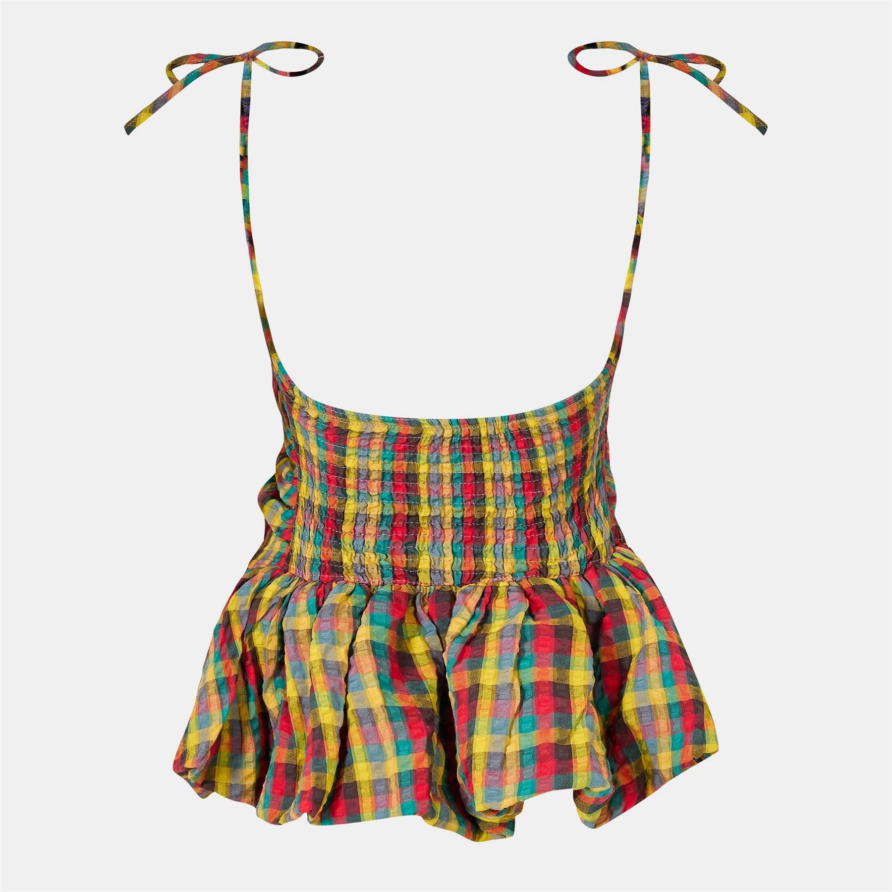 AmyLynn Peplum Square Neck Tank
