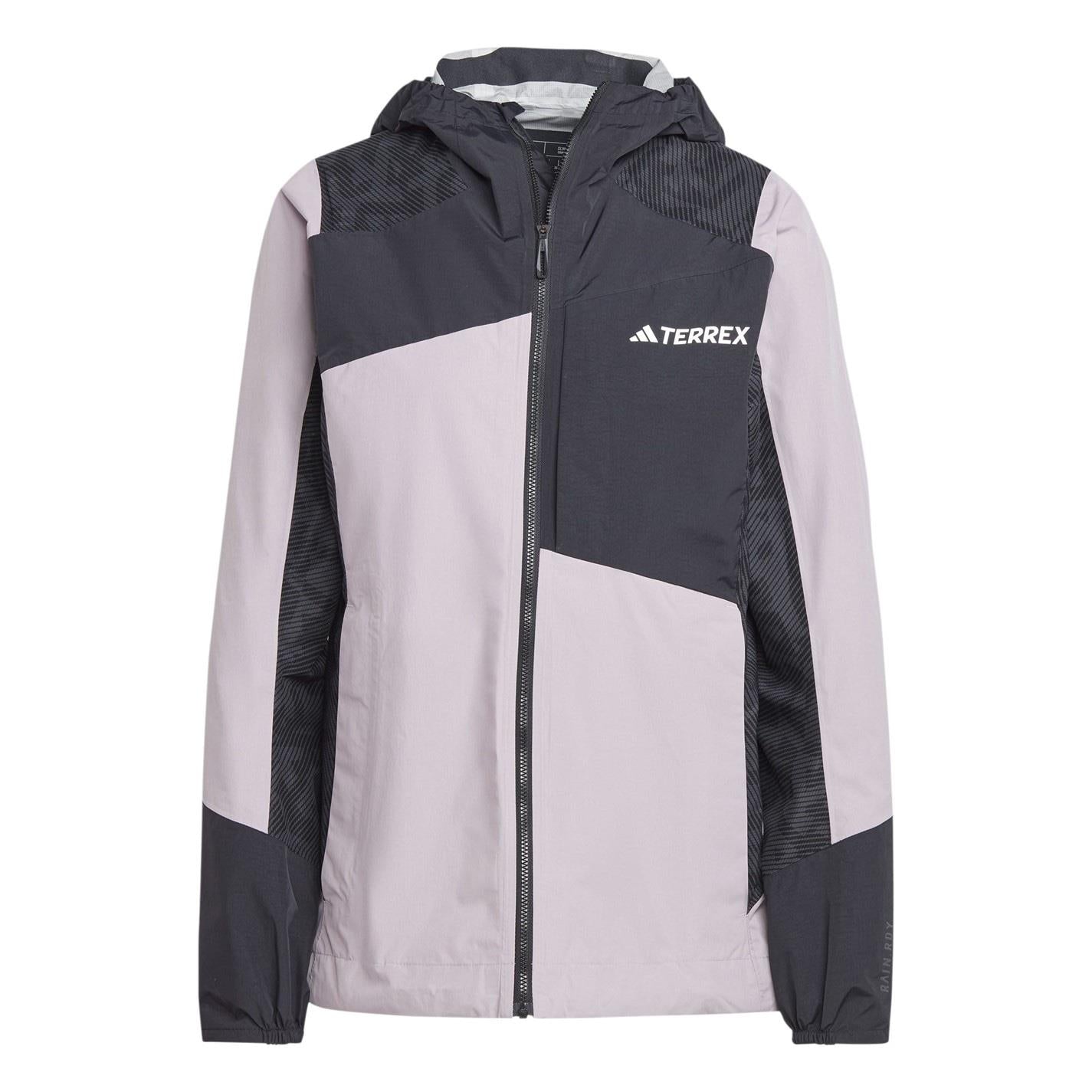 adidas Hybrid Waterproof Adjustable Rain Anorak