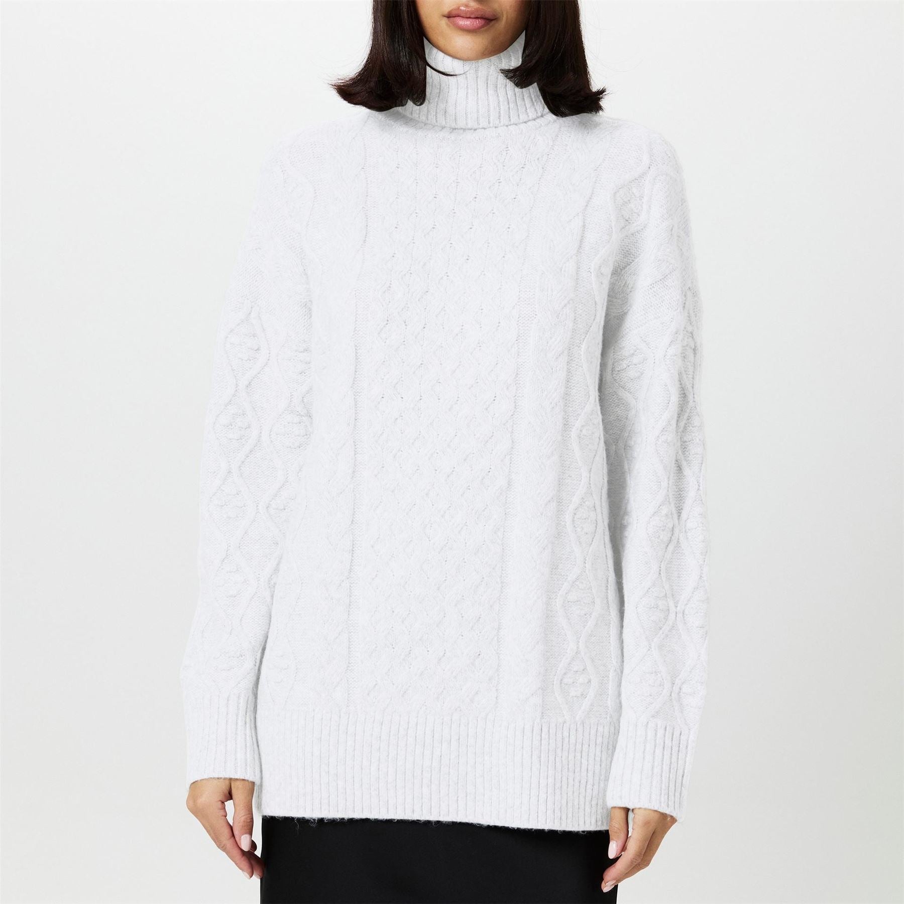 French Connection Makira Turtleneck Relaxed Fit Sweater