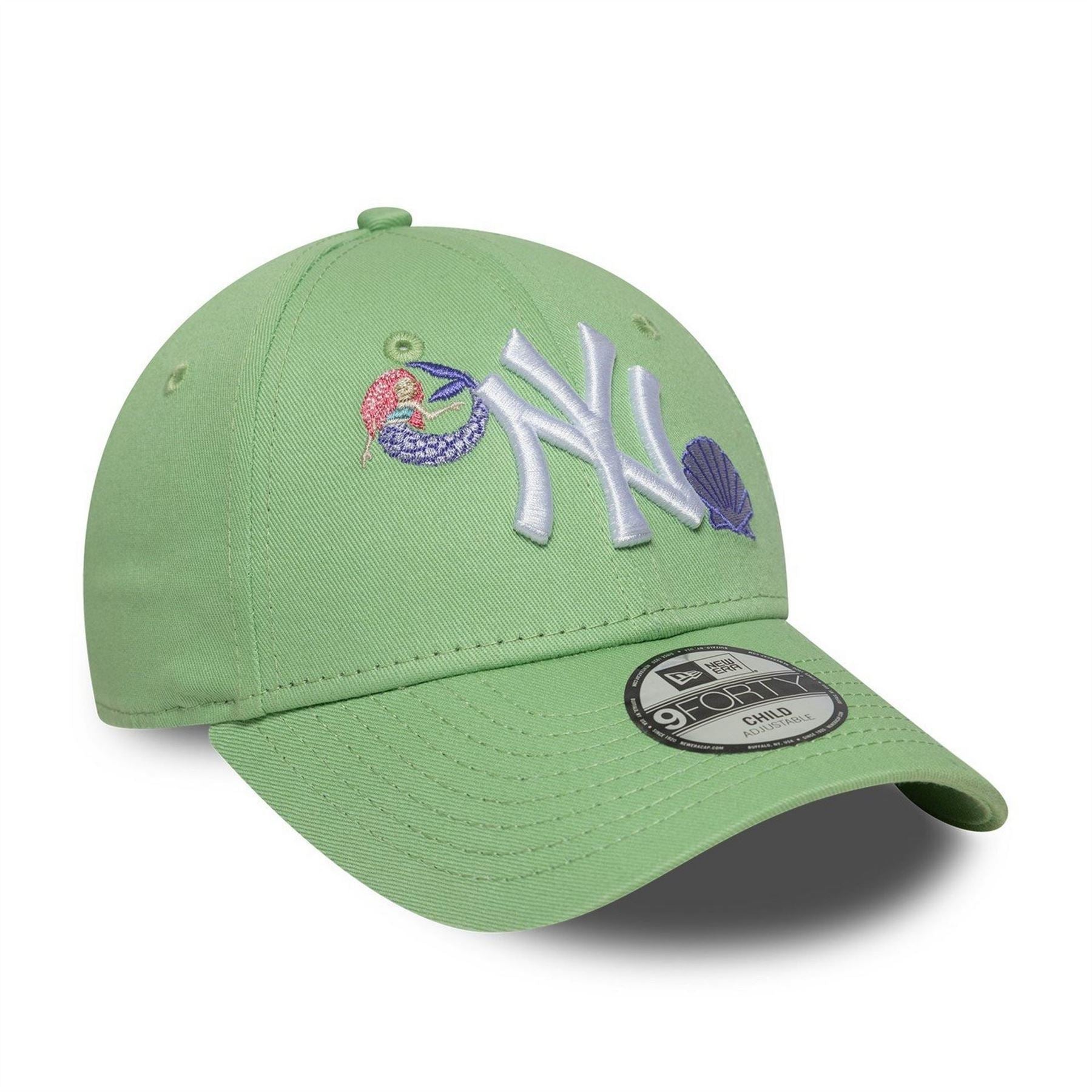 New Era Curved Bill Adjustable Cap With 9 Forty Logo