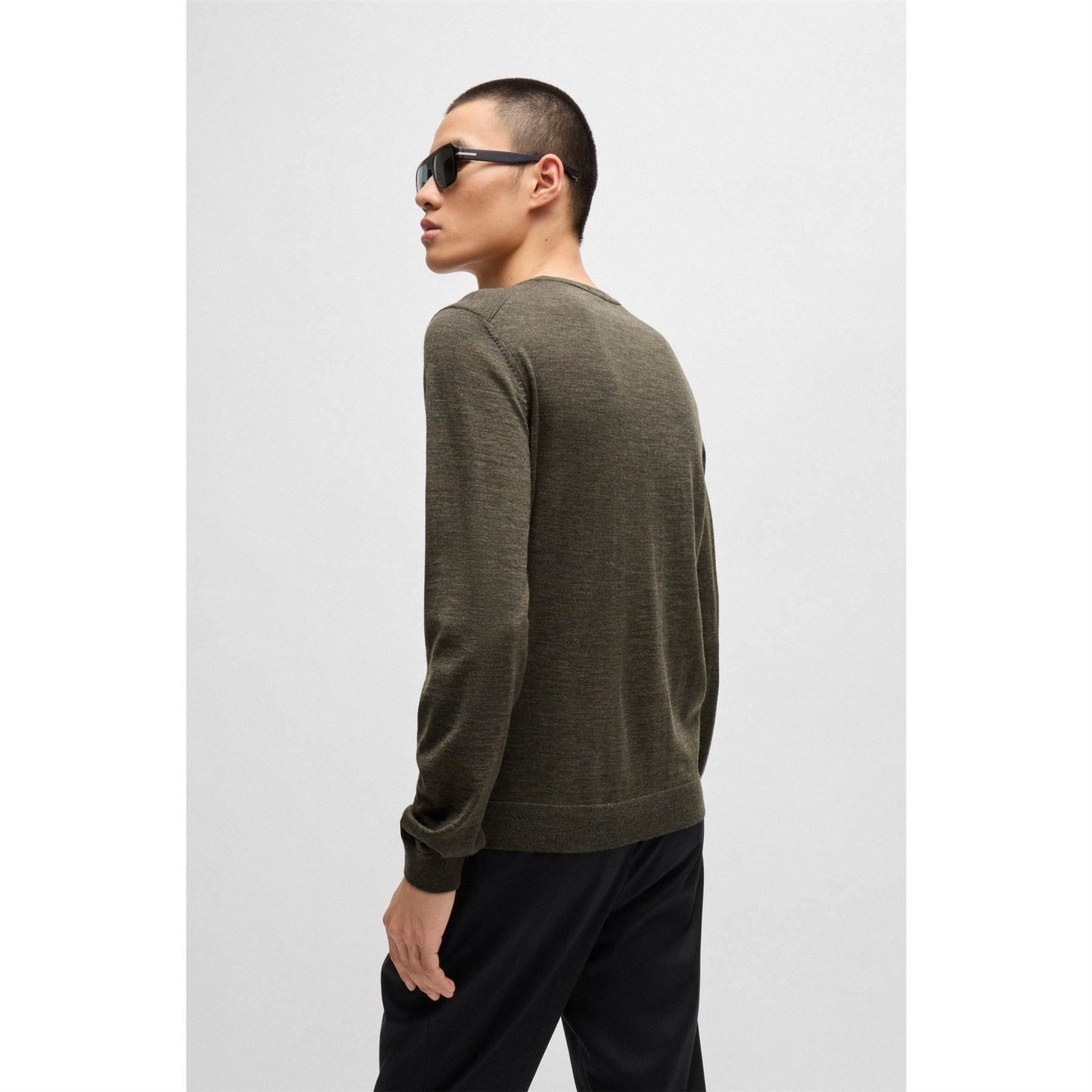 Boss Leno Regular Fit Crew Neck Sweater