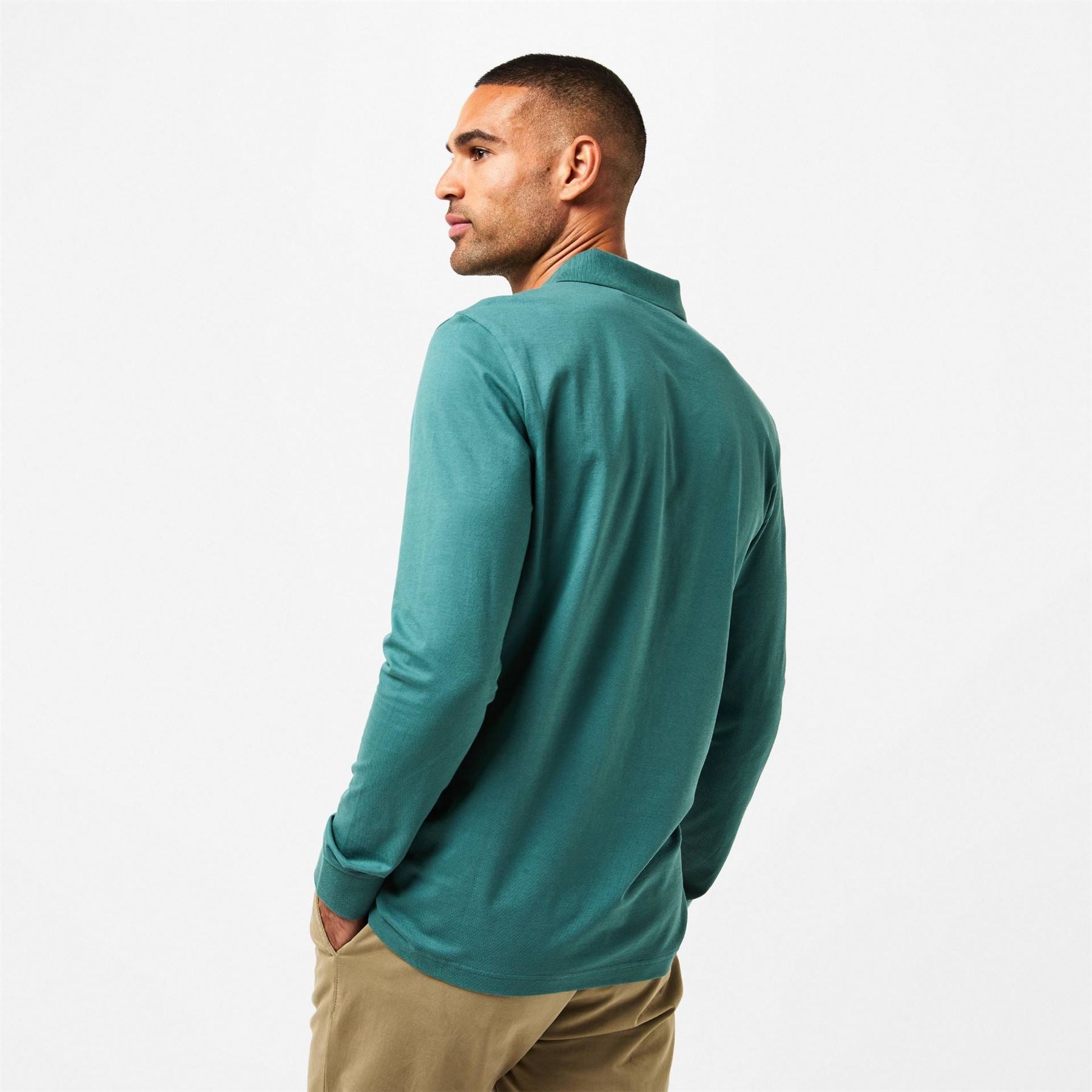Boss BOSS ORANGE Passerby Premium Cotton Long Sleeve Polo Shirt with Logo Detail