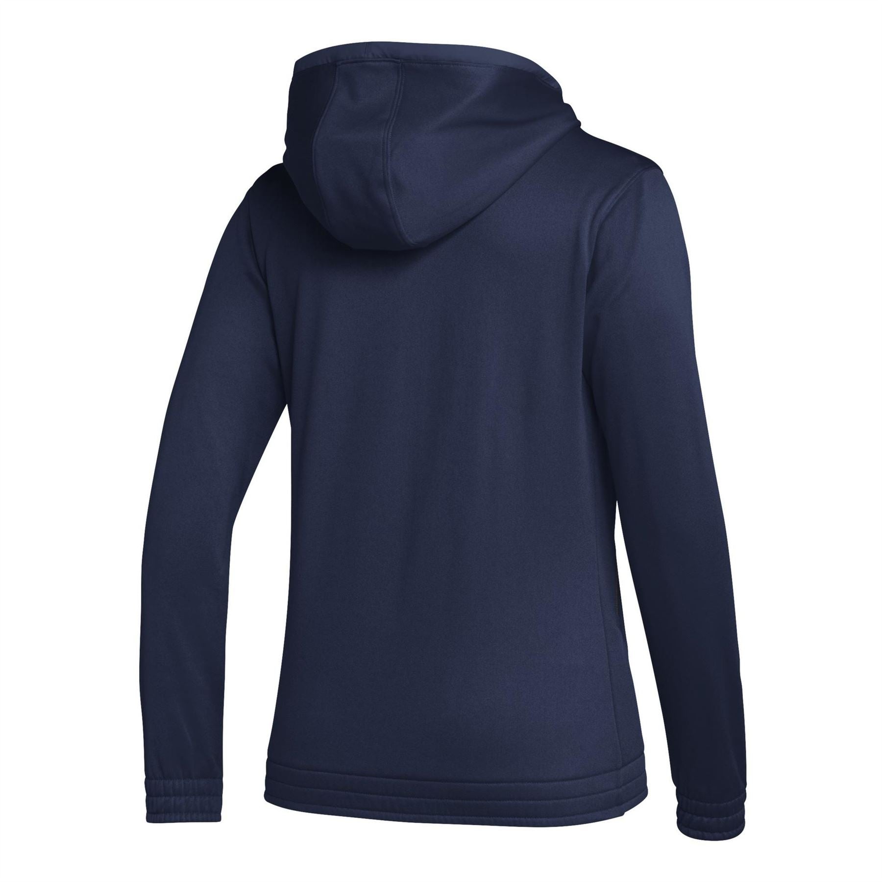 adidas Solid Patterned Hooded Ribbed Cuff Full Zipper Sweat Jacket