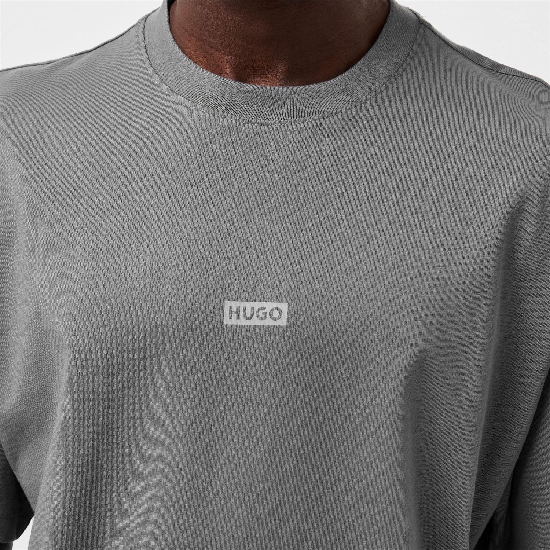 Hugo HUGO Printed Logo Back T Shirt with MCMXCIII text   Regular Fit