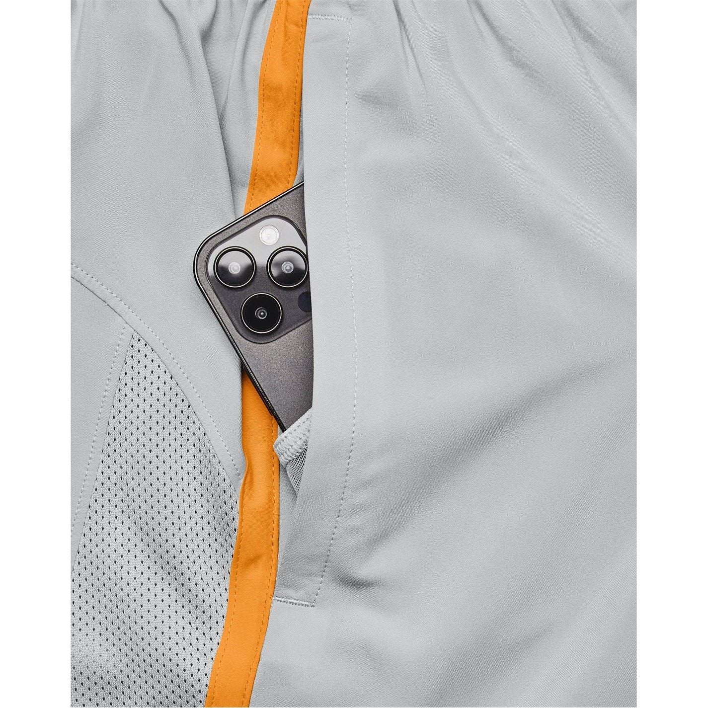 Under Armour Mens Armour Ua Launch 2 In 1 7 Shorts