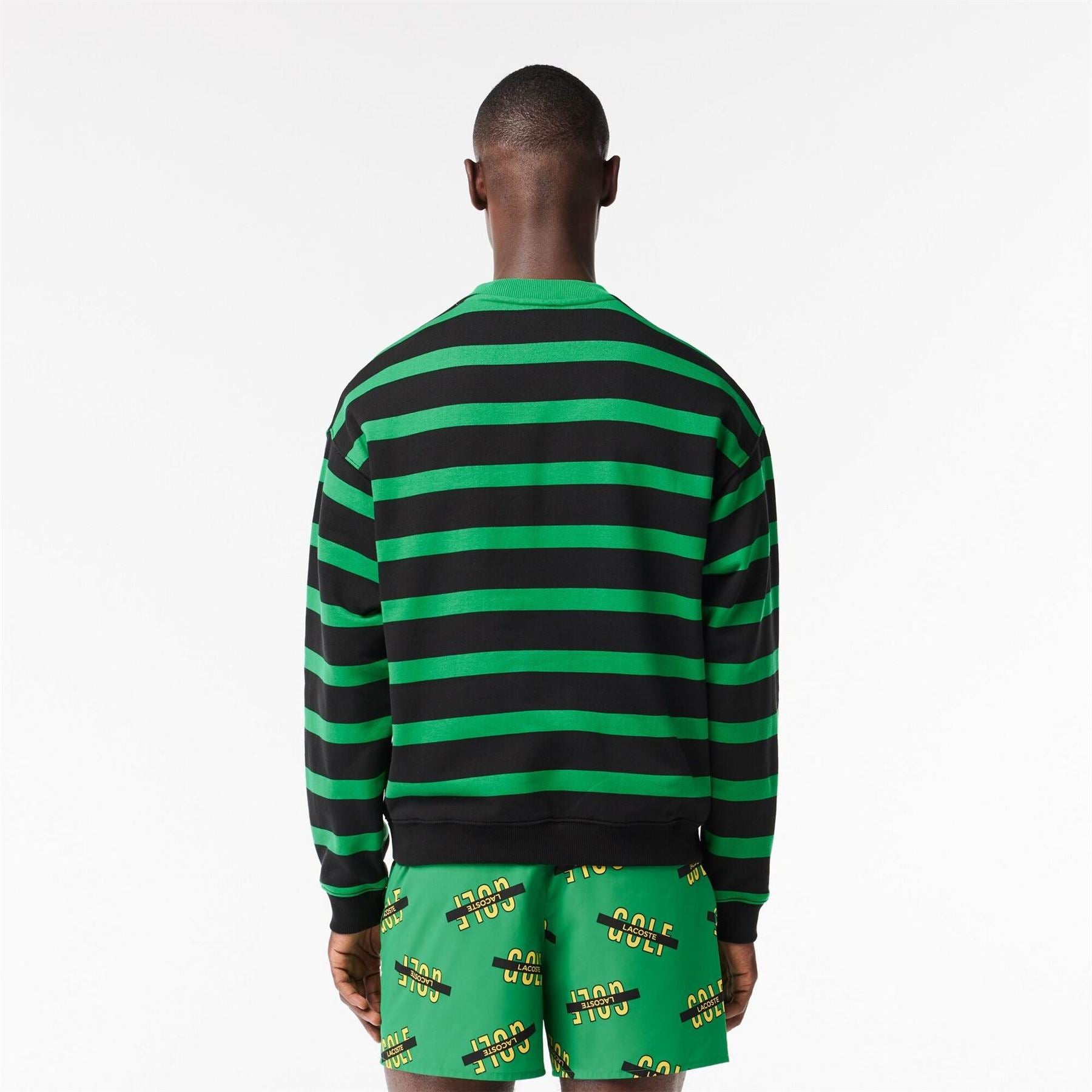 Lacoste Relaxed Fit Long Sleeve Crew Neck Sweatshirt