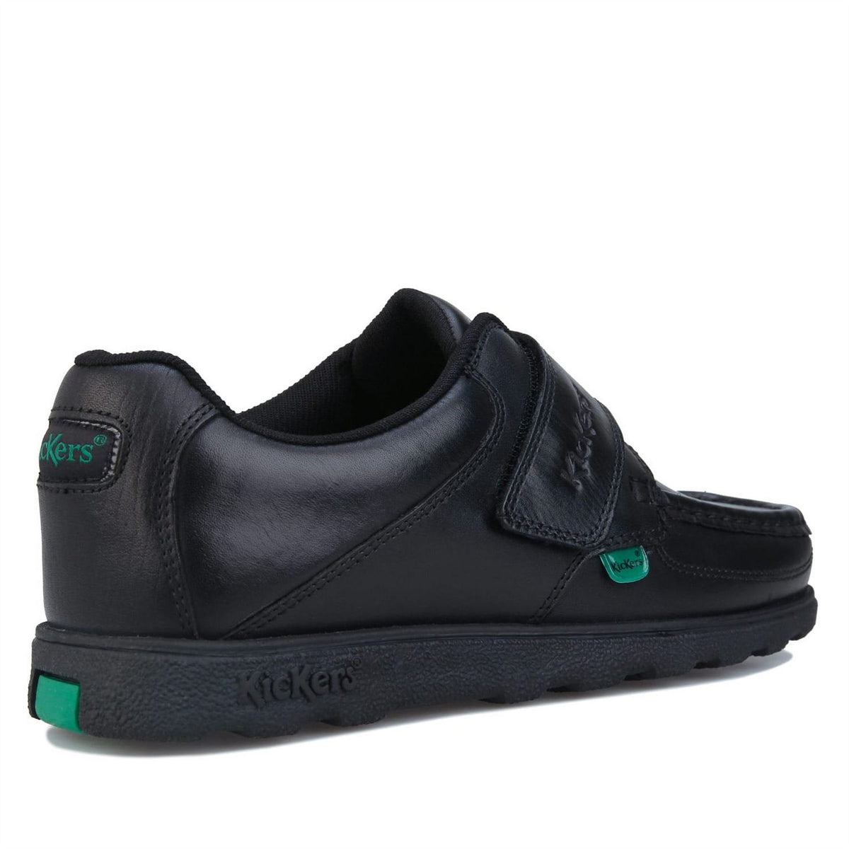 Kickers Fragma Strap Leather Low Top Trainers