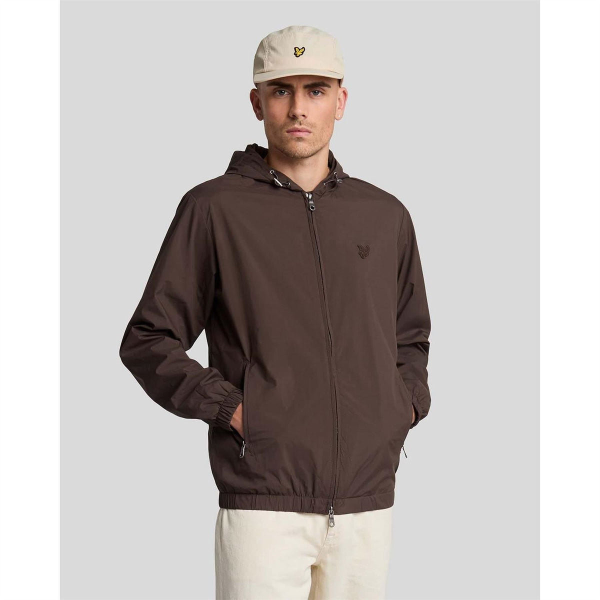Lyle and Scott Eagle Hooded Bomber Jacket