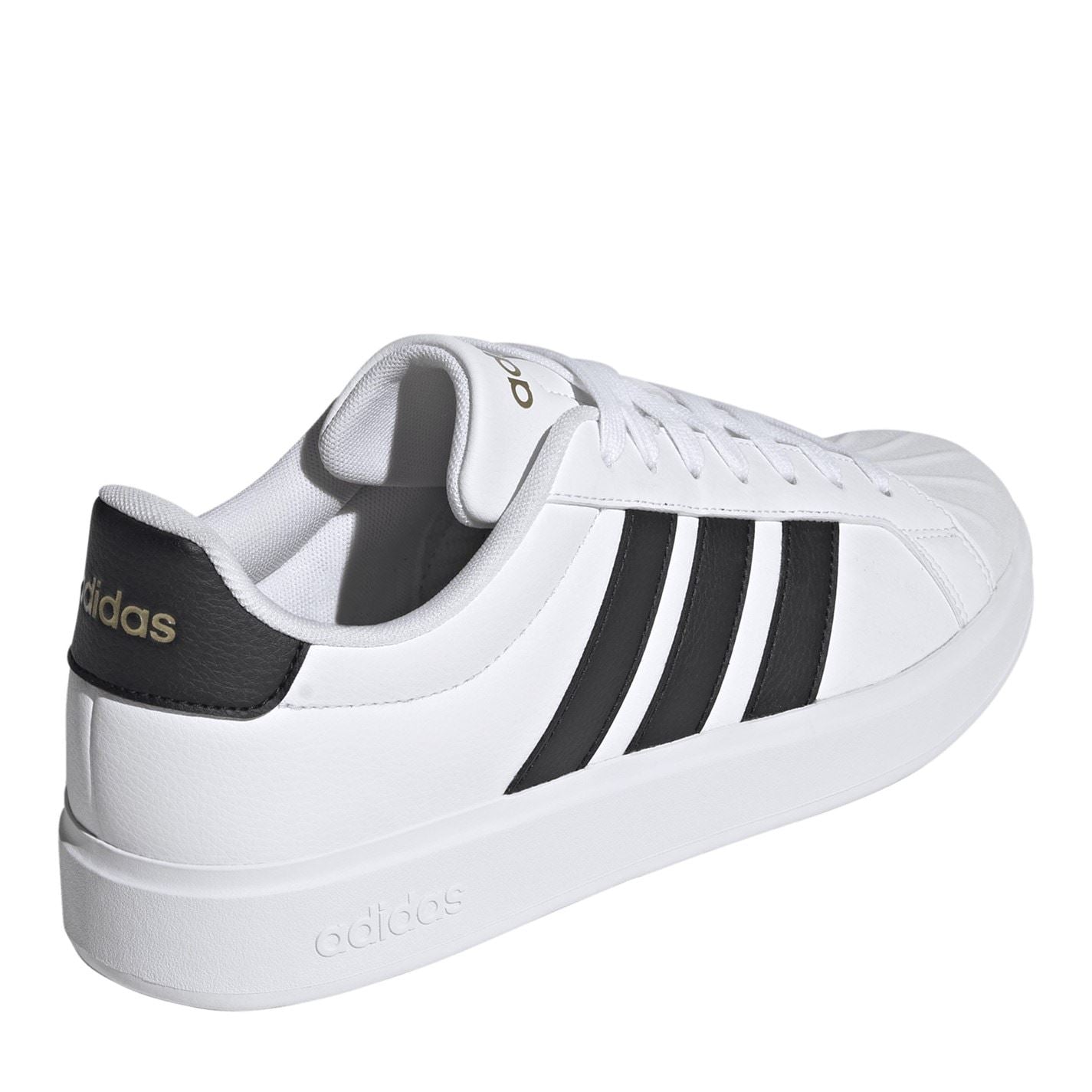 adidas Three Stripes Patterned Lace Up Low Top Sneakers