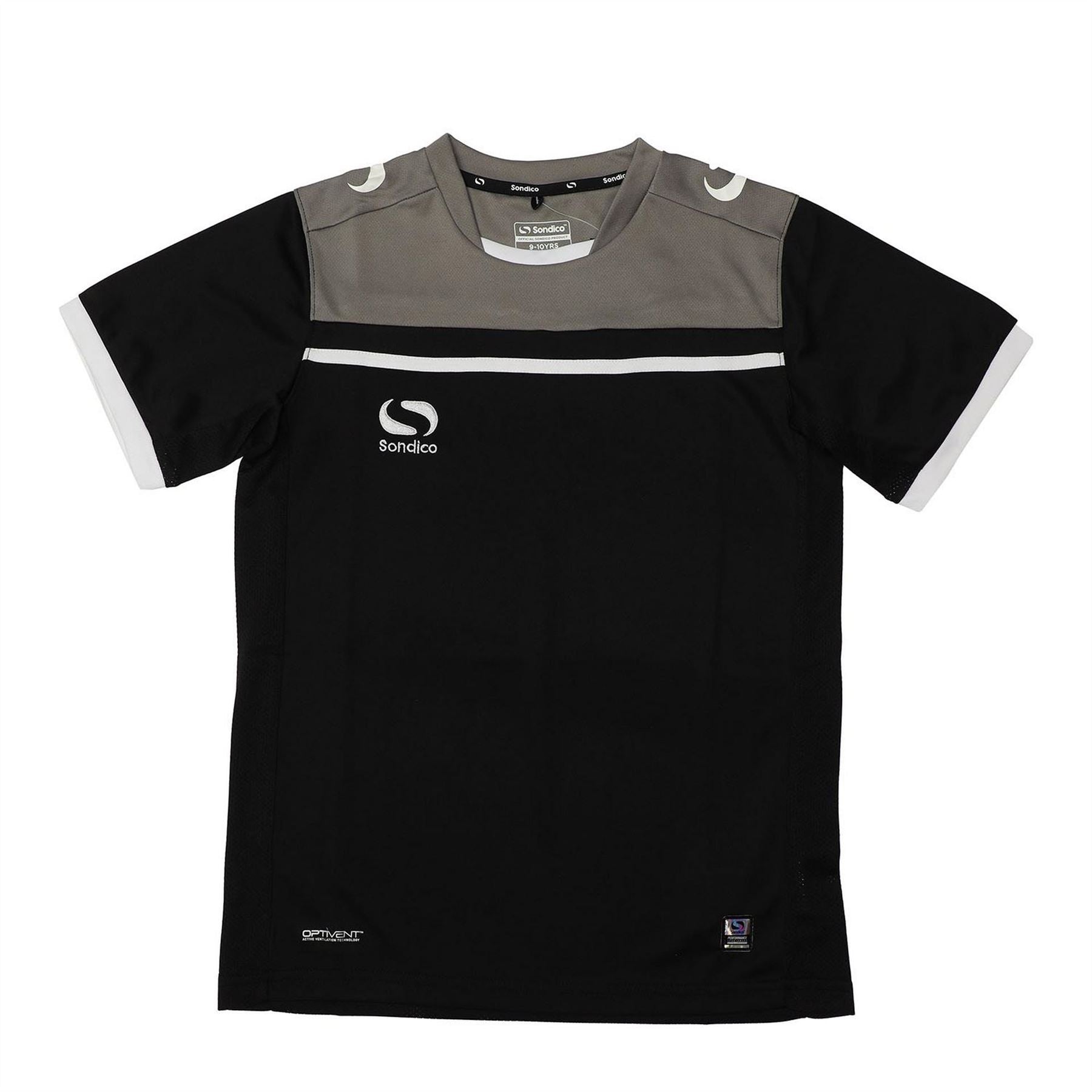 Sondico Crew Neck Short Sleeve Jersey T-Shirt
