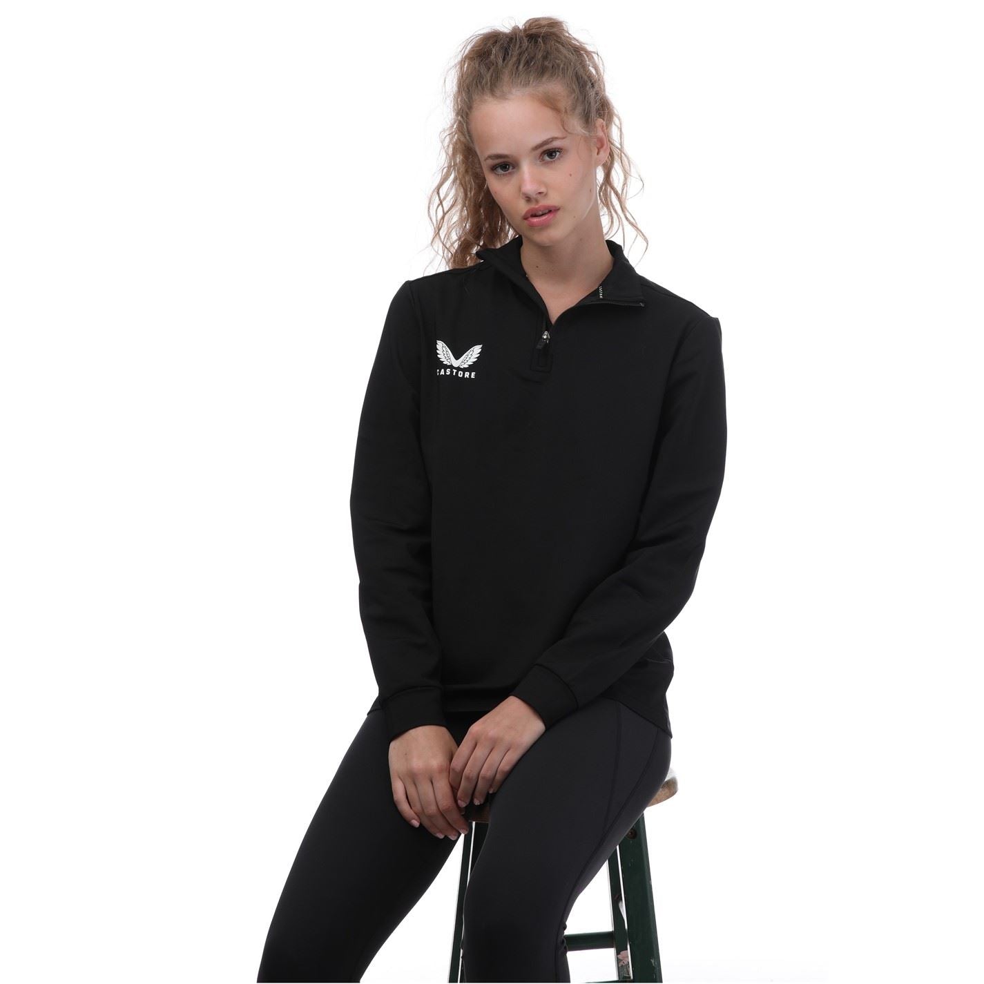 Castore Womens Rangers Quarter Zip Midlayer