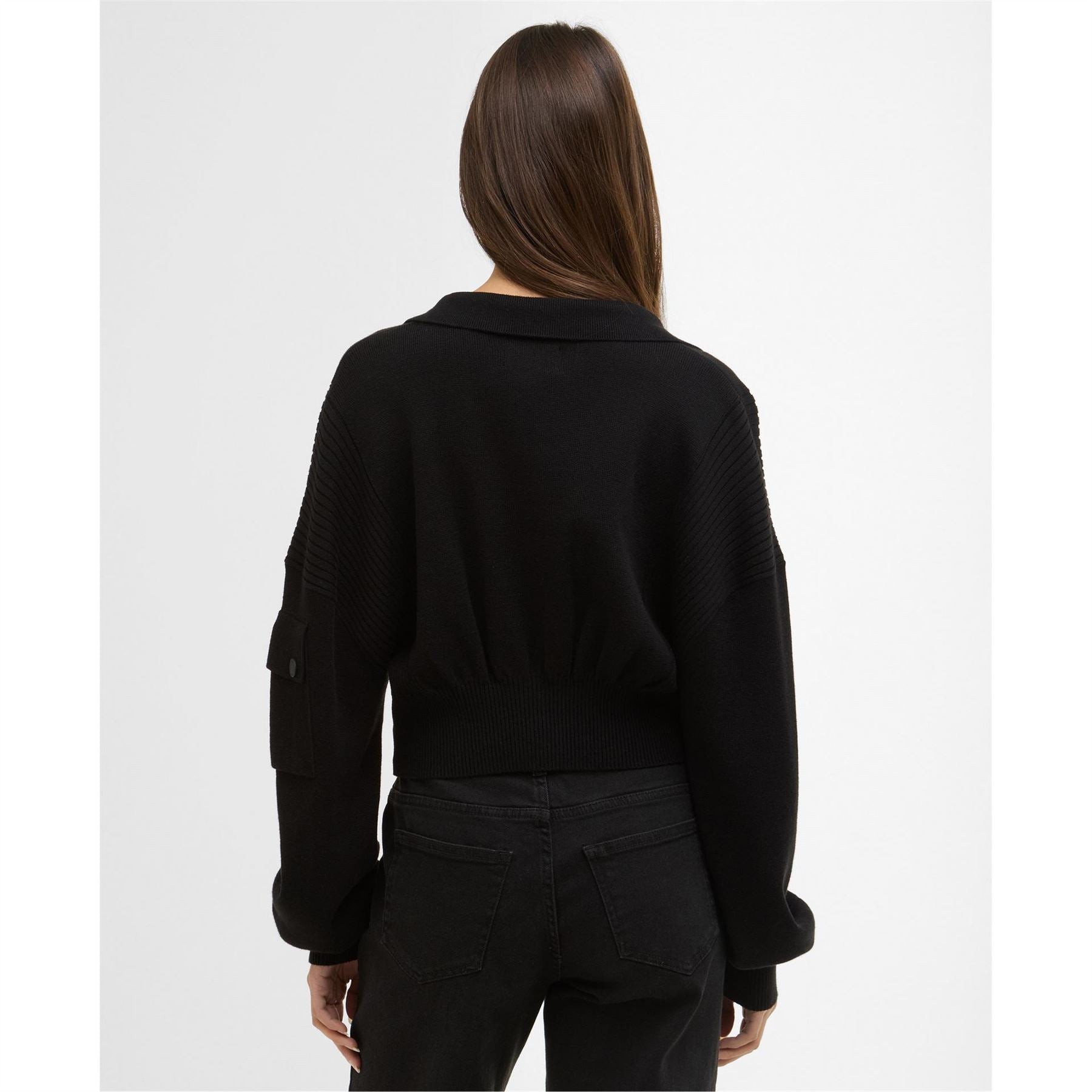 Barbour International Gigi Knitted Bomber