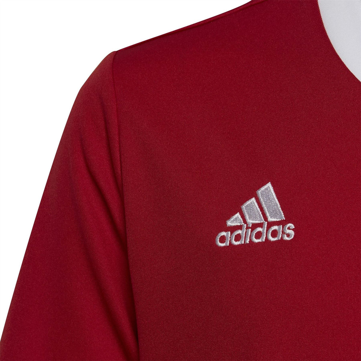 adidas Kids Embroidered V-Neck Short Sleeve Jersey T-Shirt