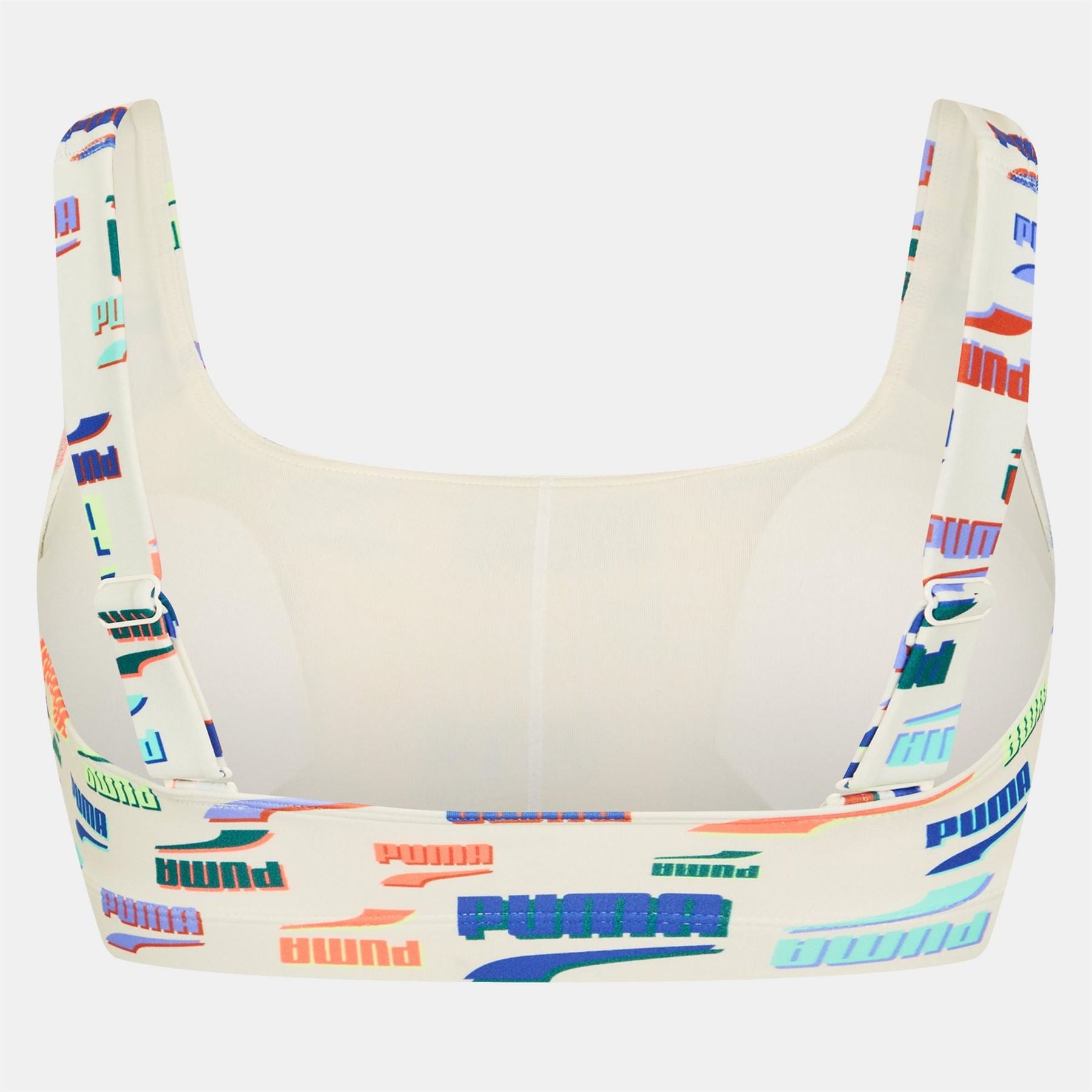 Puma Printed Scoop Neck Swimsuit