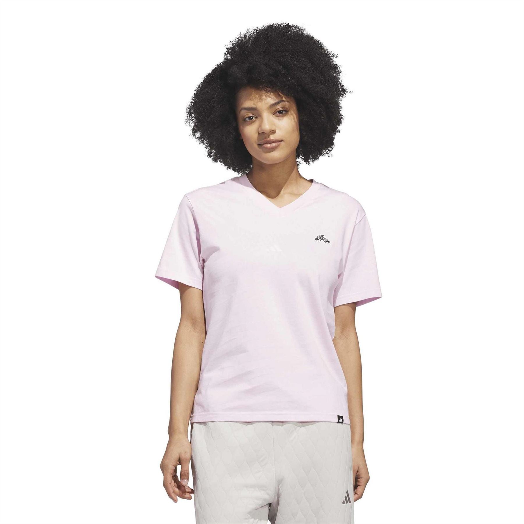 adidas Slide V Neck T-Shirt