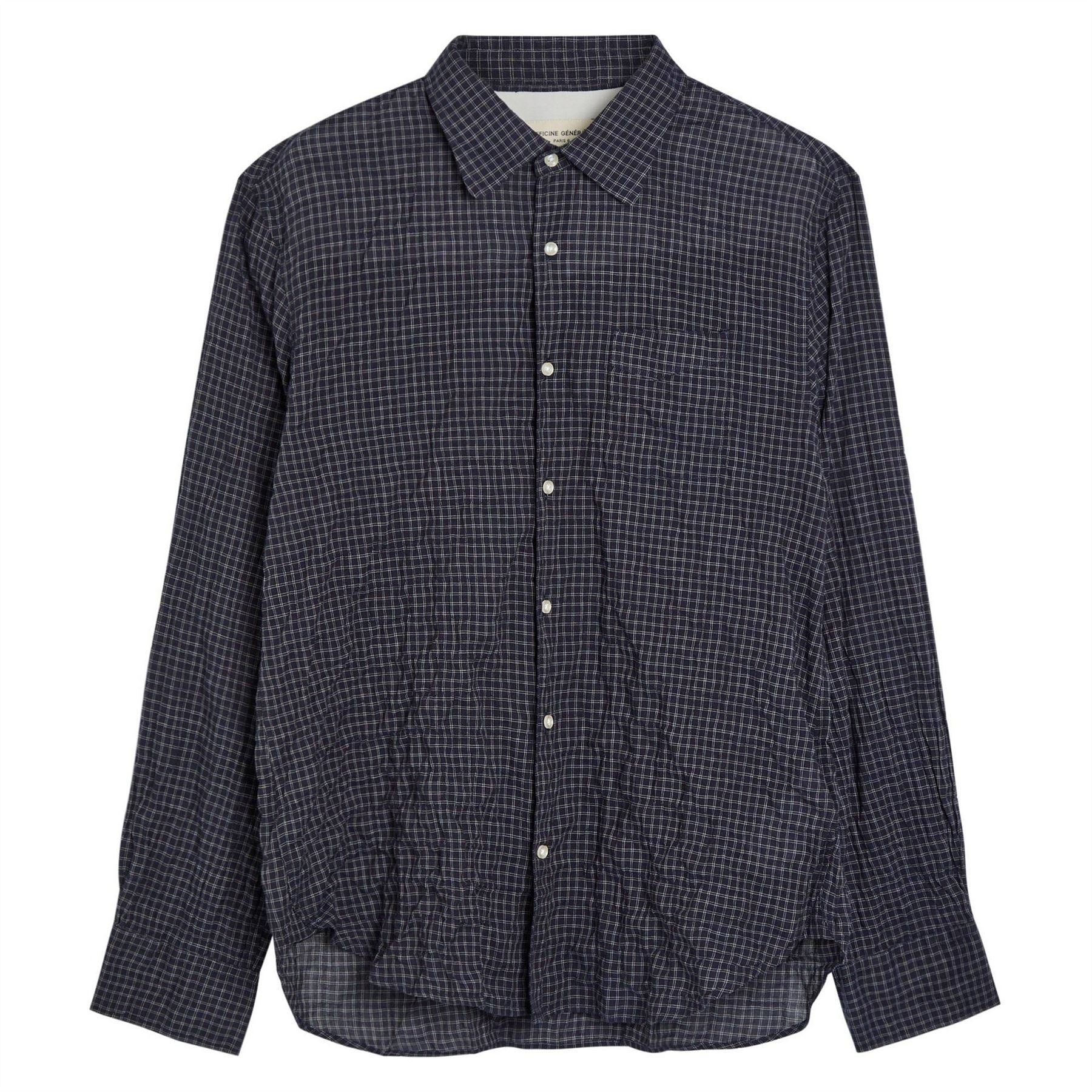 Officine Generale Beniot Check Shirt ls
