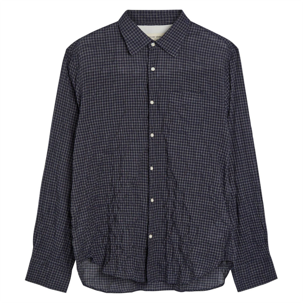 Officine Generale Beniot Check Shirt ls