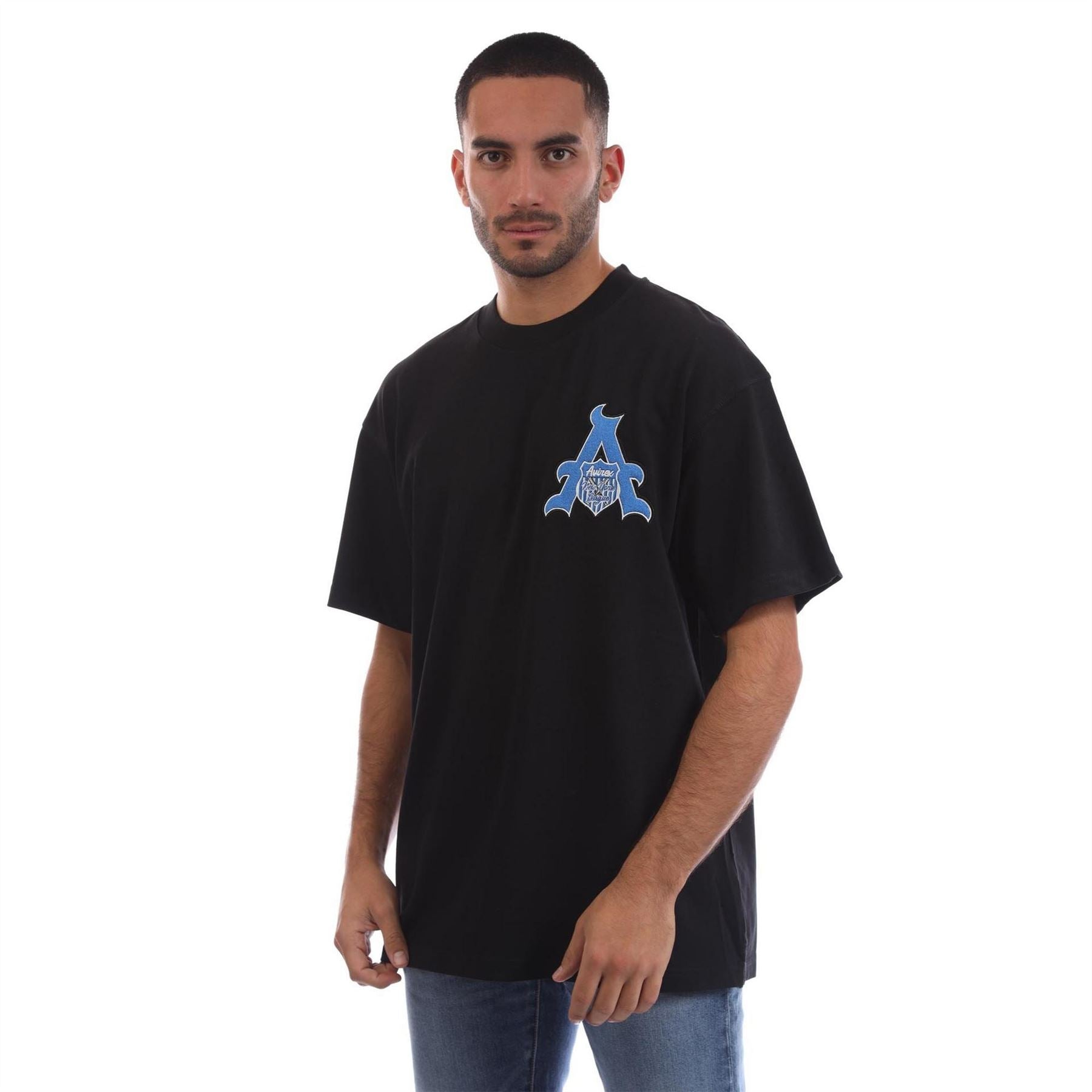 Avirex Cunningham Crew Neck Short Sleeve Boyfriend T-Shirt
