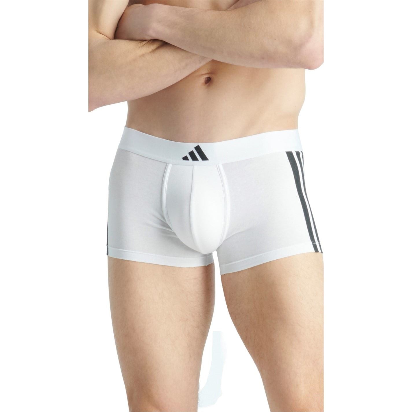 adidas 2 Pack Stripe Patterned Boxer Brief