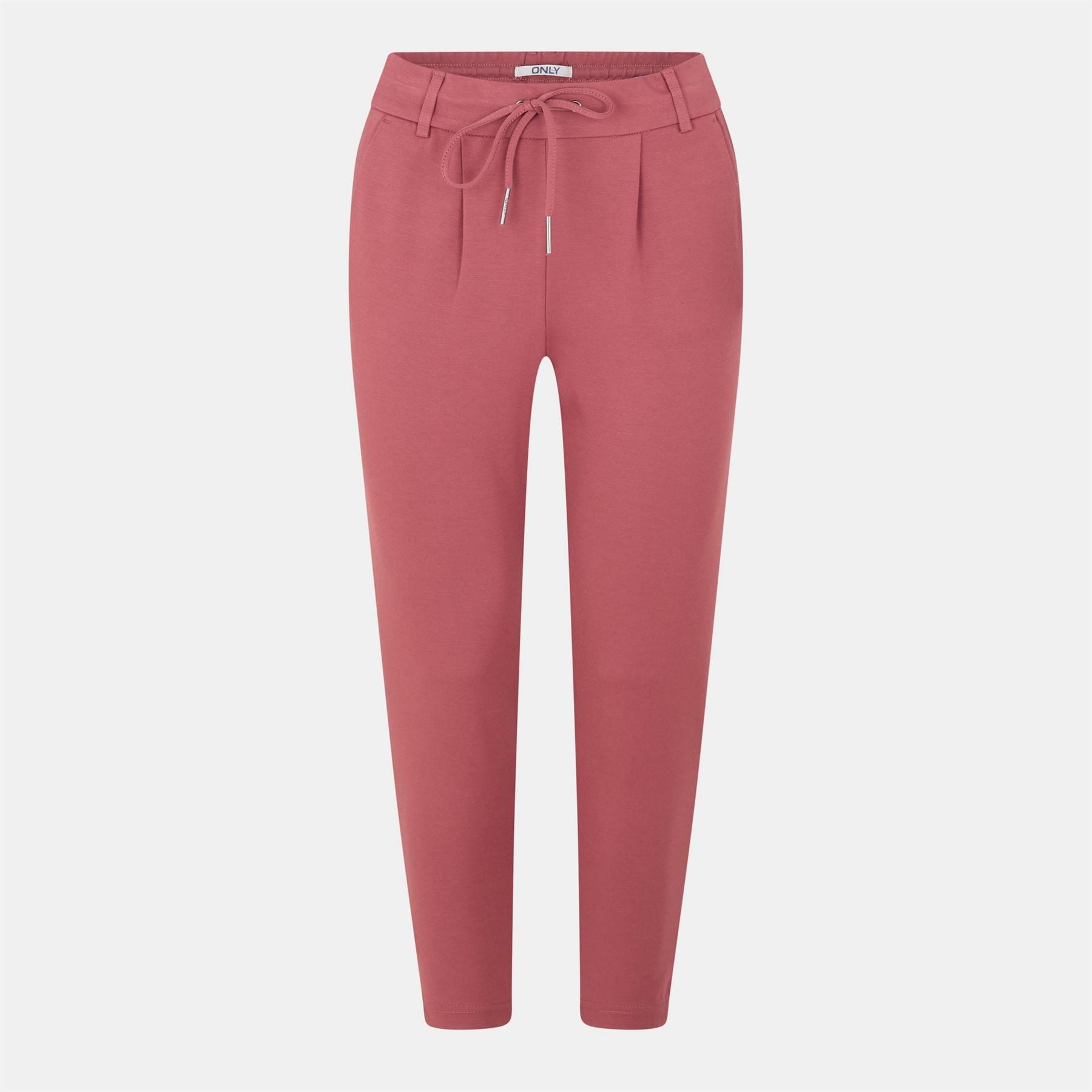 Only Solid Patterned Slim Trousers