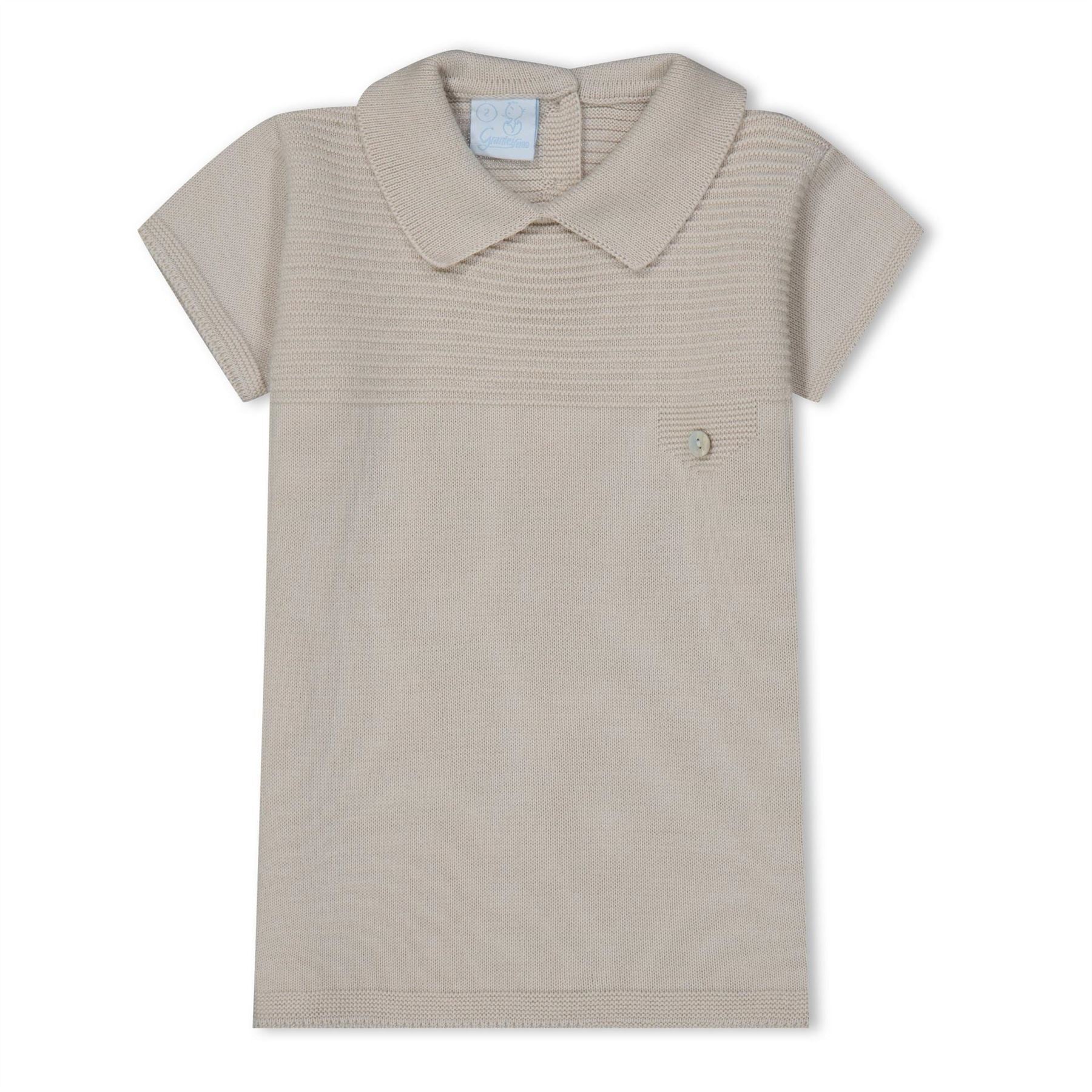 Artesania Granlei Bb42 Collared Neck Short Sleeve Shirt and Short Set