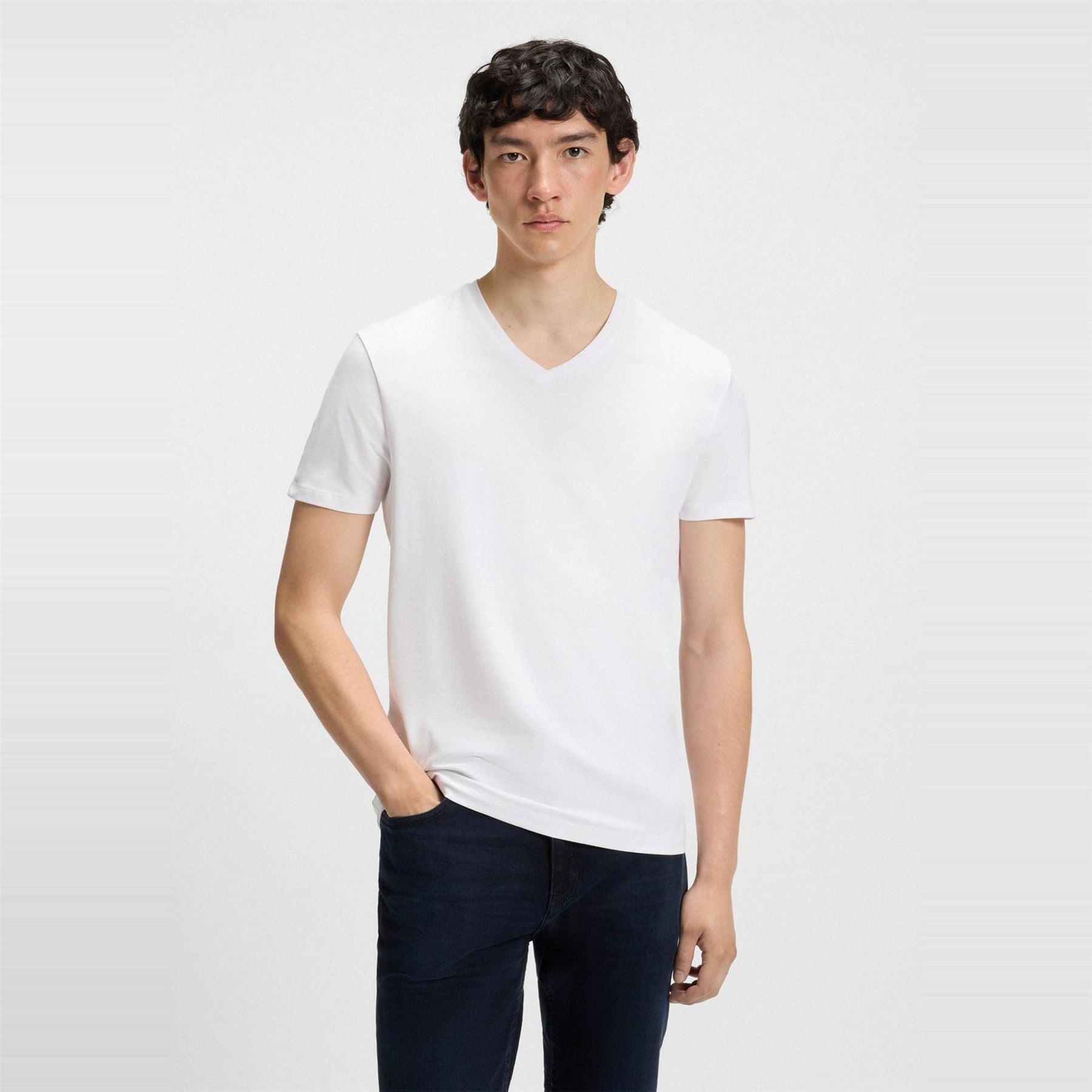 Hugo Short Sleeve V Neck T-Shirt