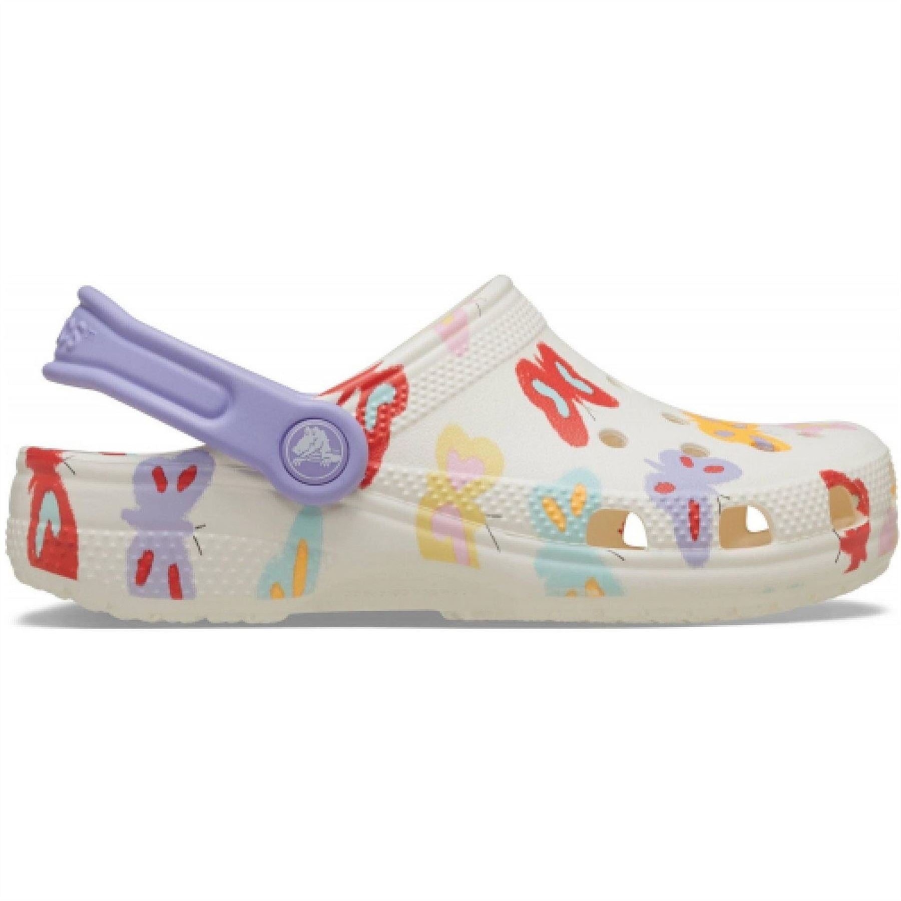Crocs Classic Butterfly Cartoon Print Shuv Clogs
