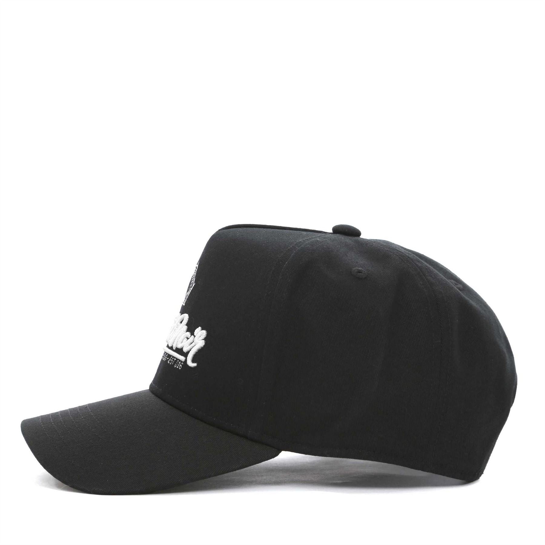 Societe Noir Lettering Embroidered Logo 6 Panel Baseball Cap