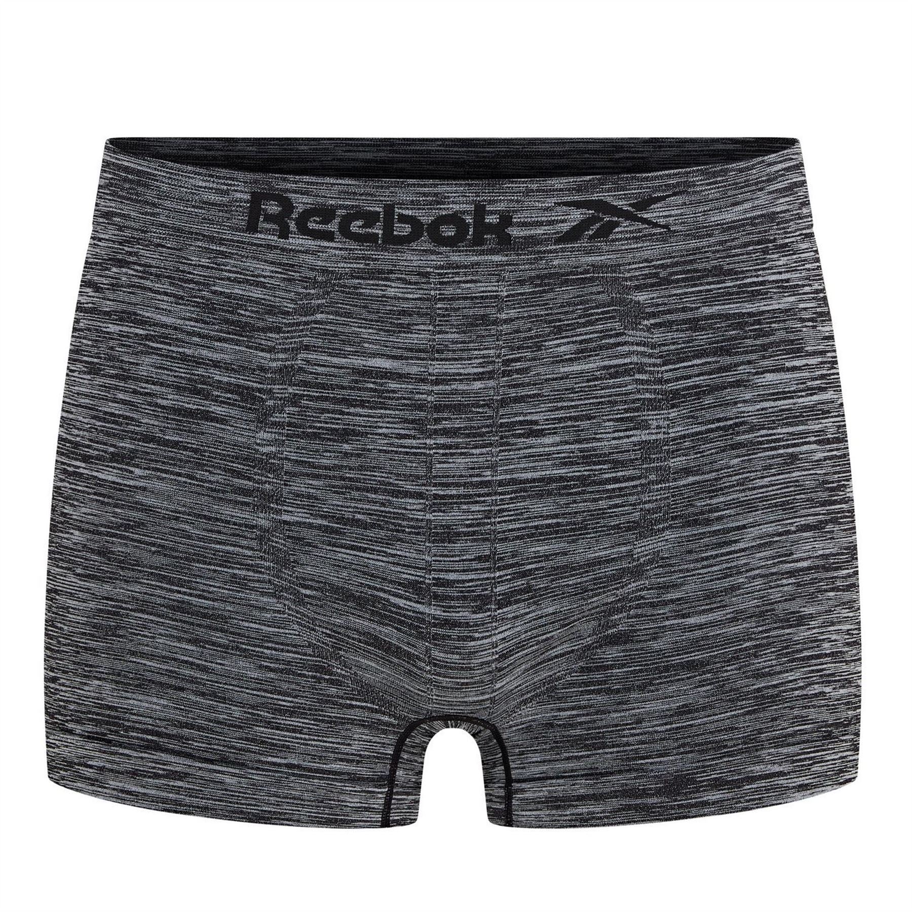 Reebok Mens 3 Pack Seamless Boxers Dale