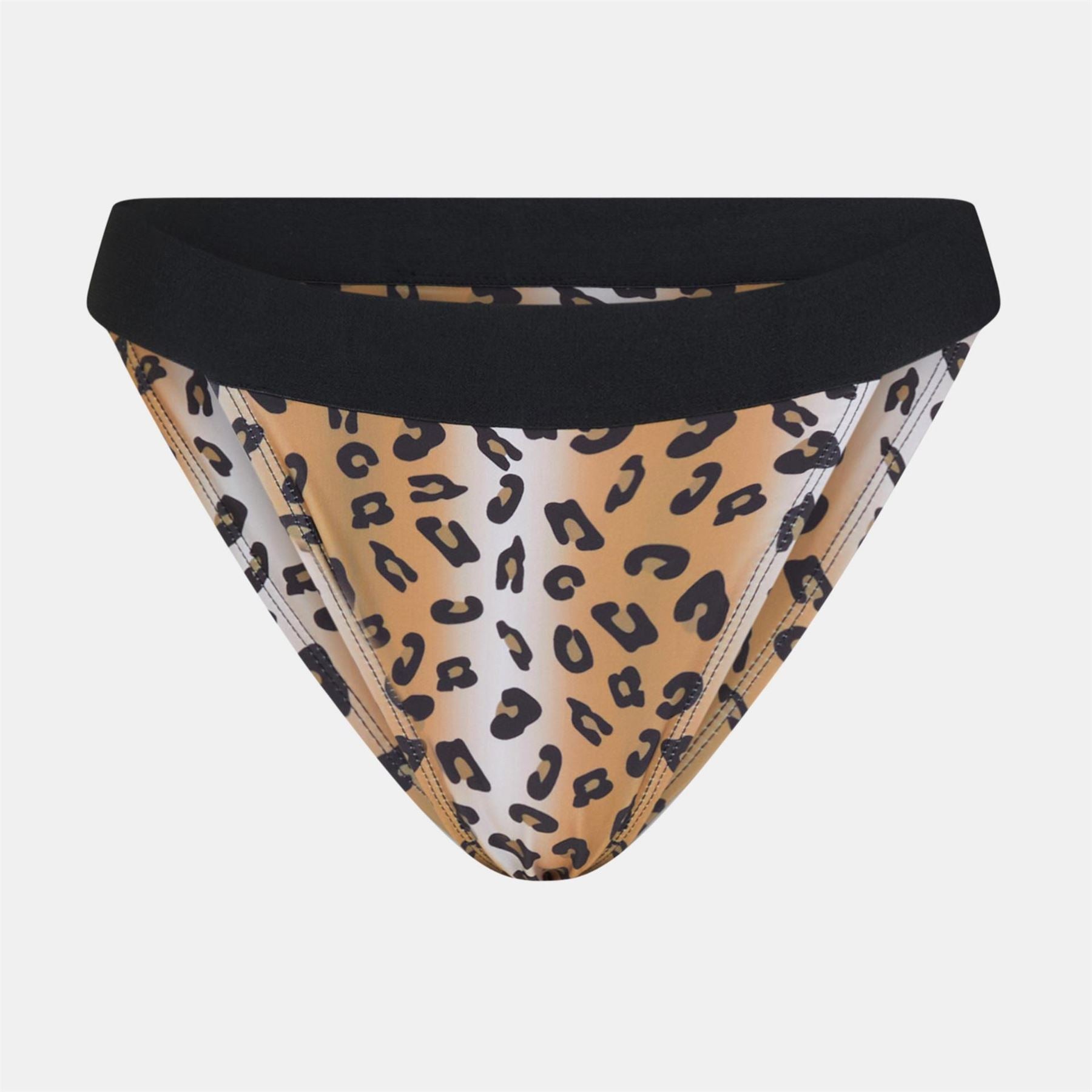 Brave Soul Leg Animal Print Bikini Bottoms