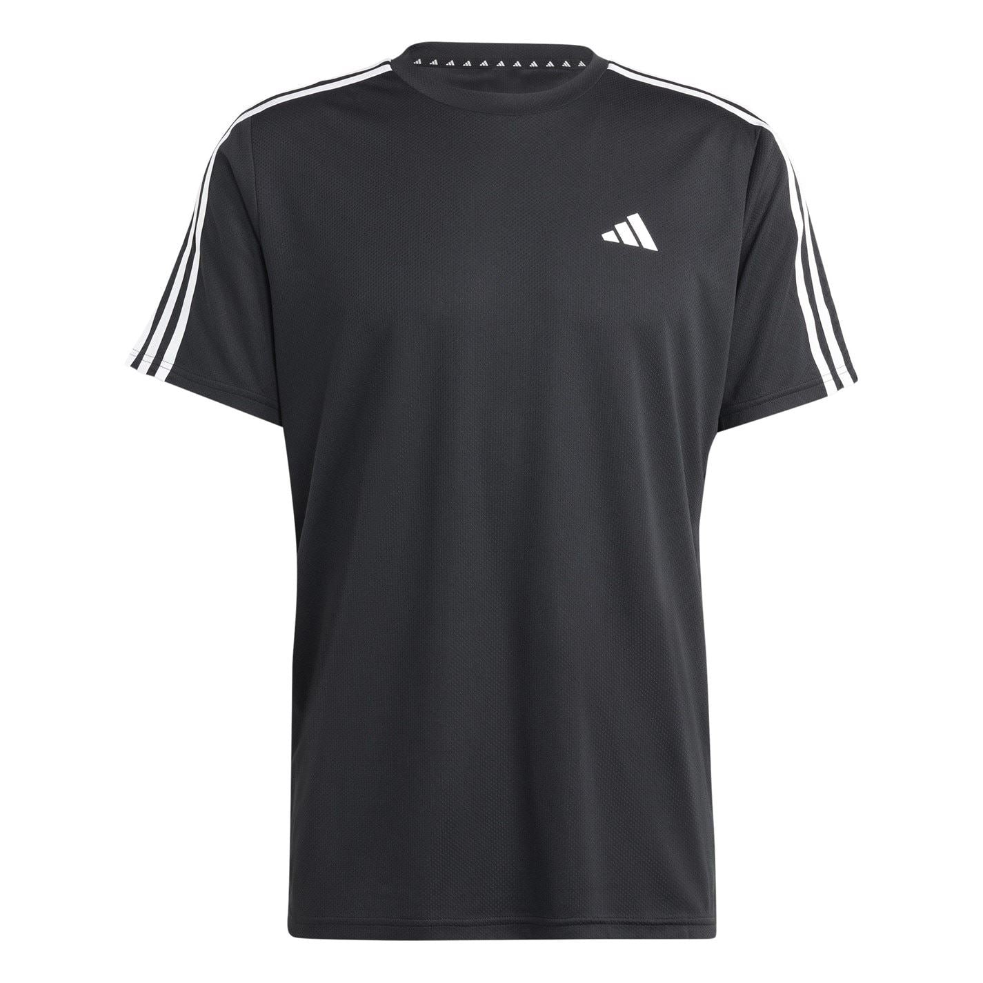 adidas Mens 3 Stripe Essentials Training T-Shirt