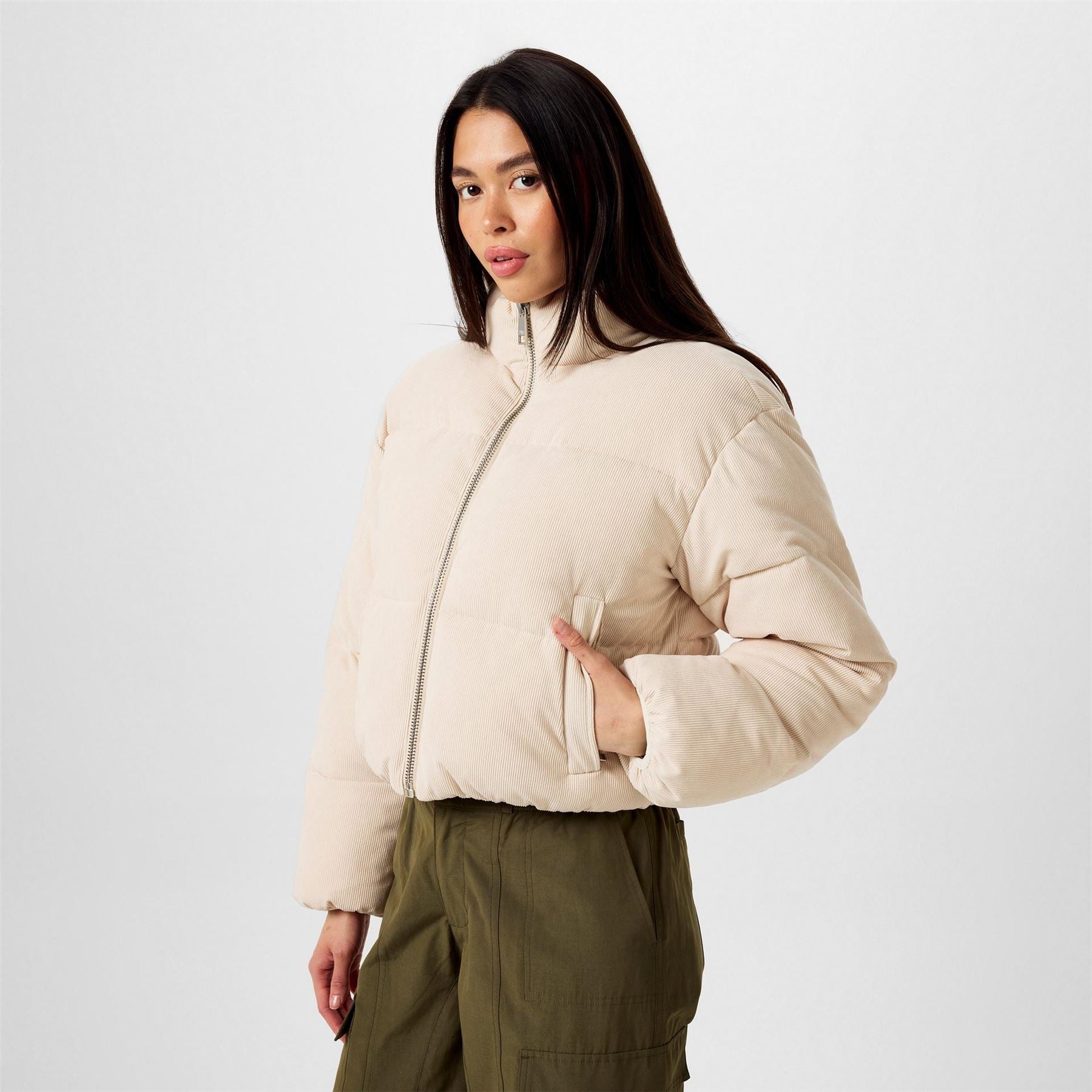 Jack Wills  Insulated Weather Resistant Structured Fit Short Puffer Jacket