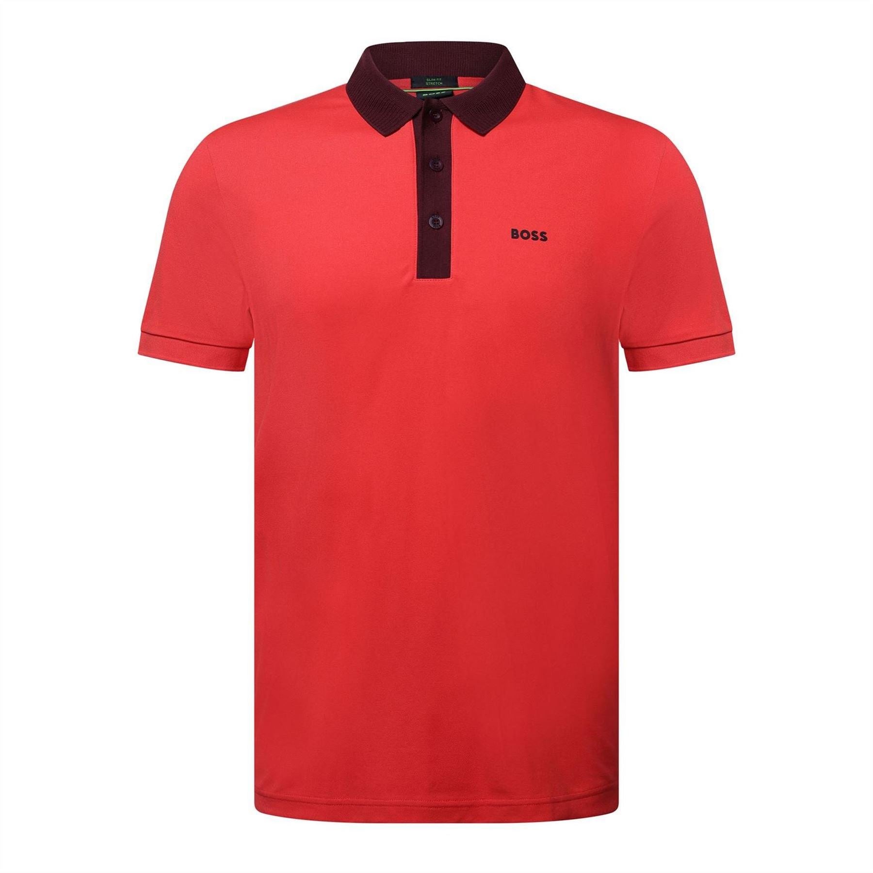 Boss Rib Polo Shirt