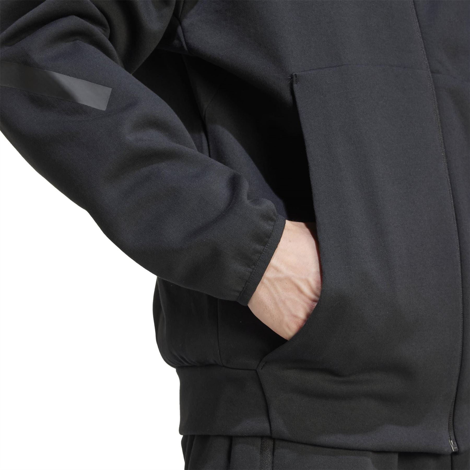 adidas Mens Full Zip Hooded Track Jacket
